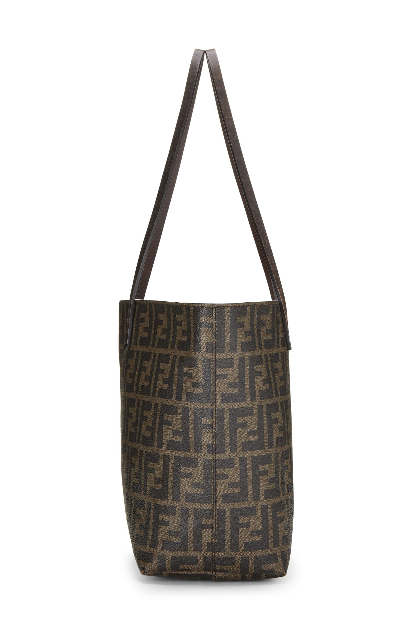 Fendi,  Purple Zucca Coated Canvas Roll Tote, Purple