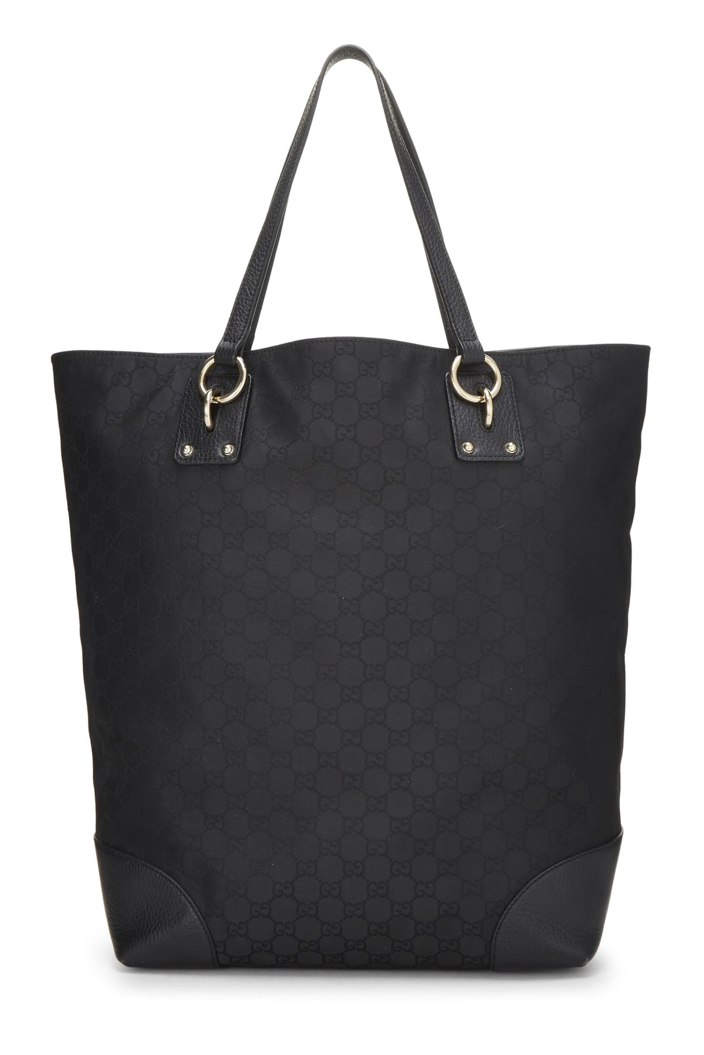 Gucci,  Black Nylon GG Tote Bag, Black