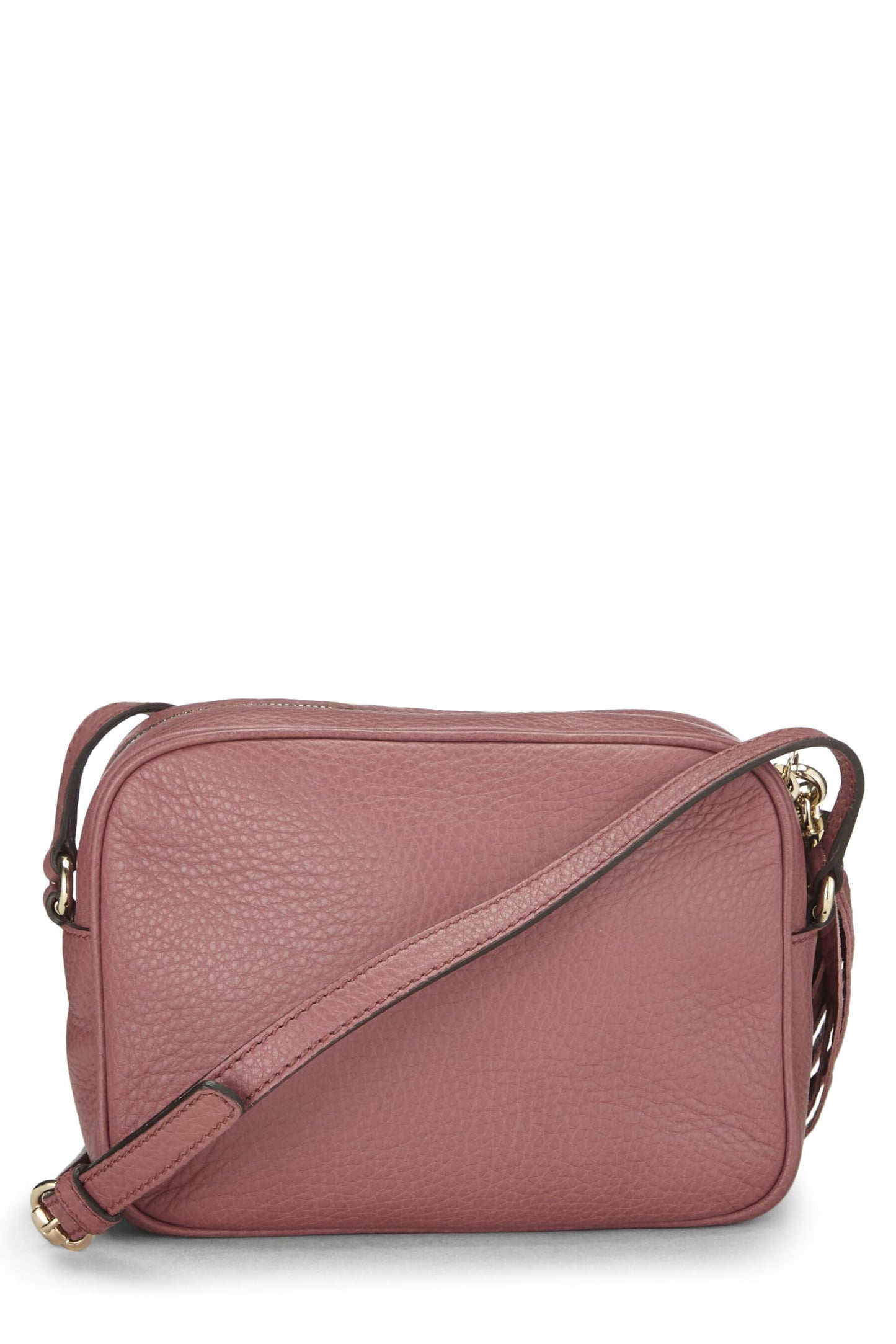Gucci,  Pink Leather Grained Leather Soho Disco, Pink
