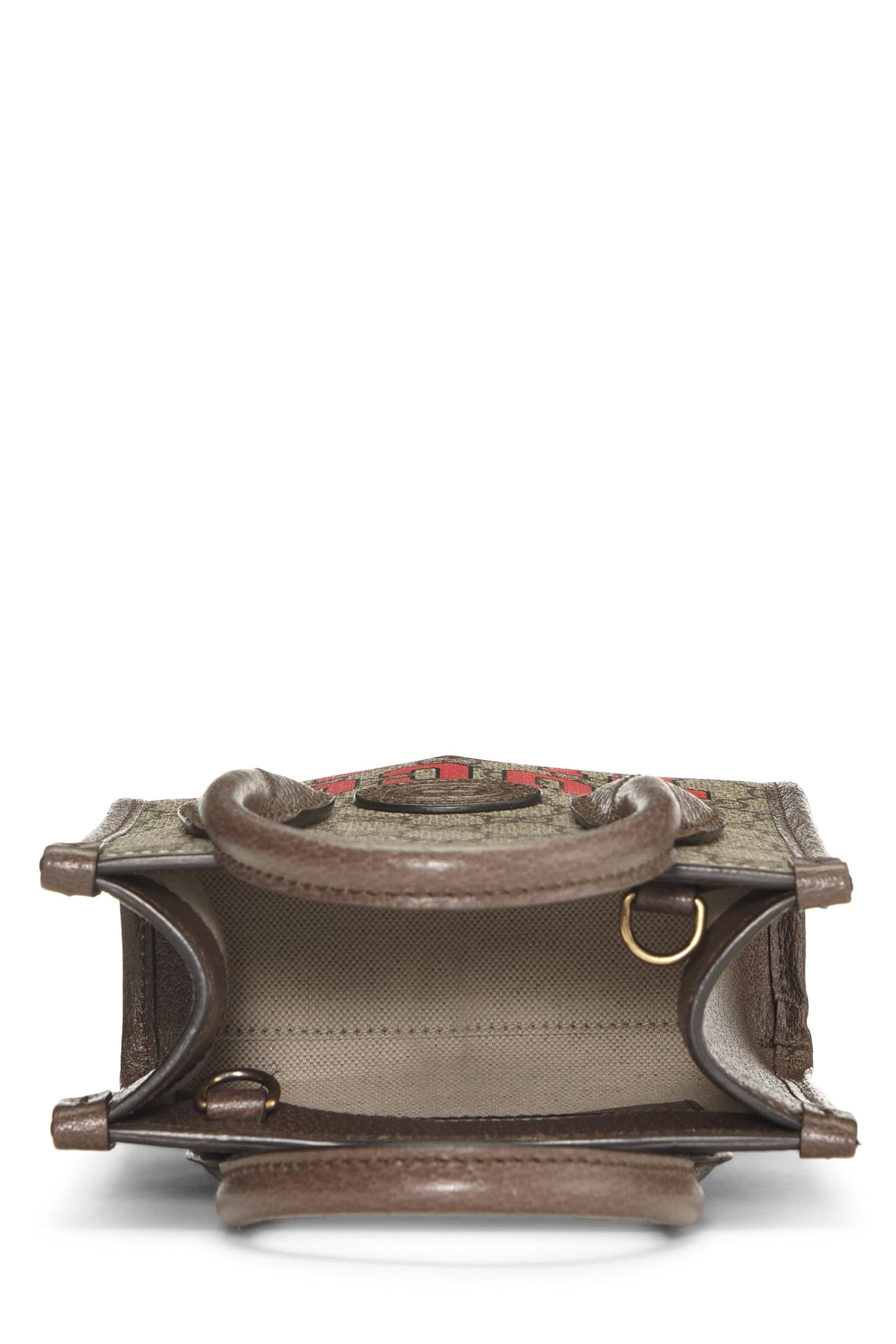 Gucci,  Brown GG Supreme Canvas Tiger Tote Mini, Brown