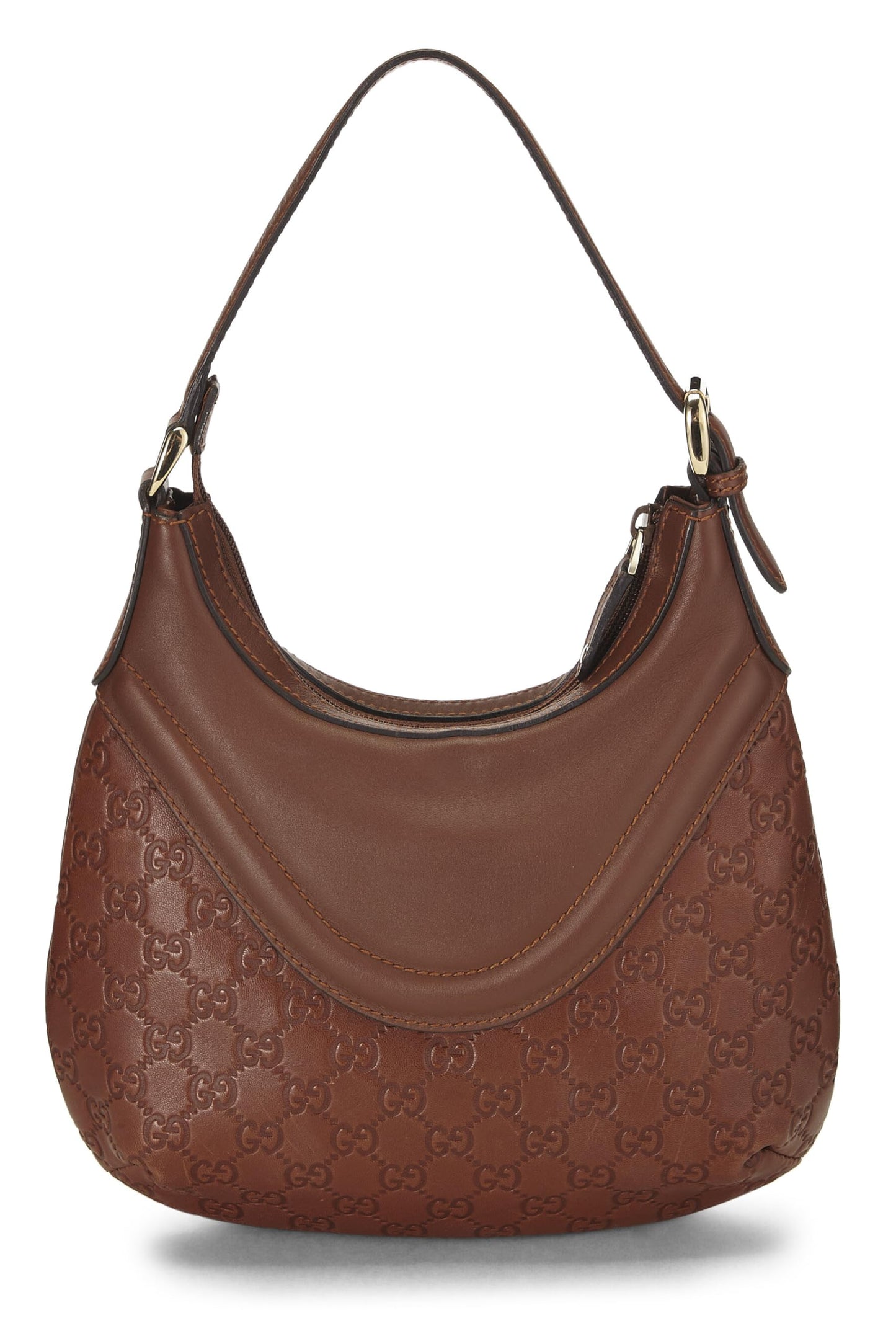 Gucci,  Brown Guccissima Leather Hobo, Brown