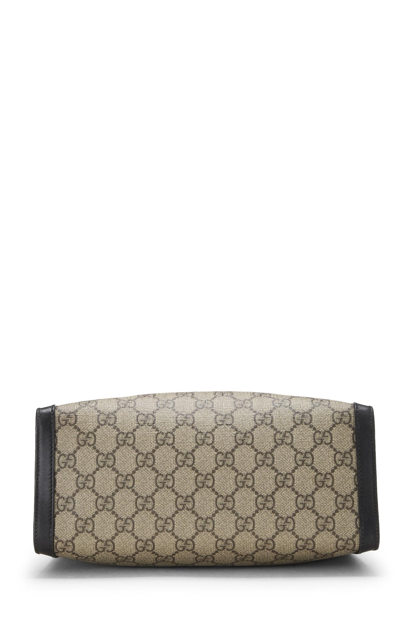 Gucci,  Black GG Supreme Padlock Tote Small, Black