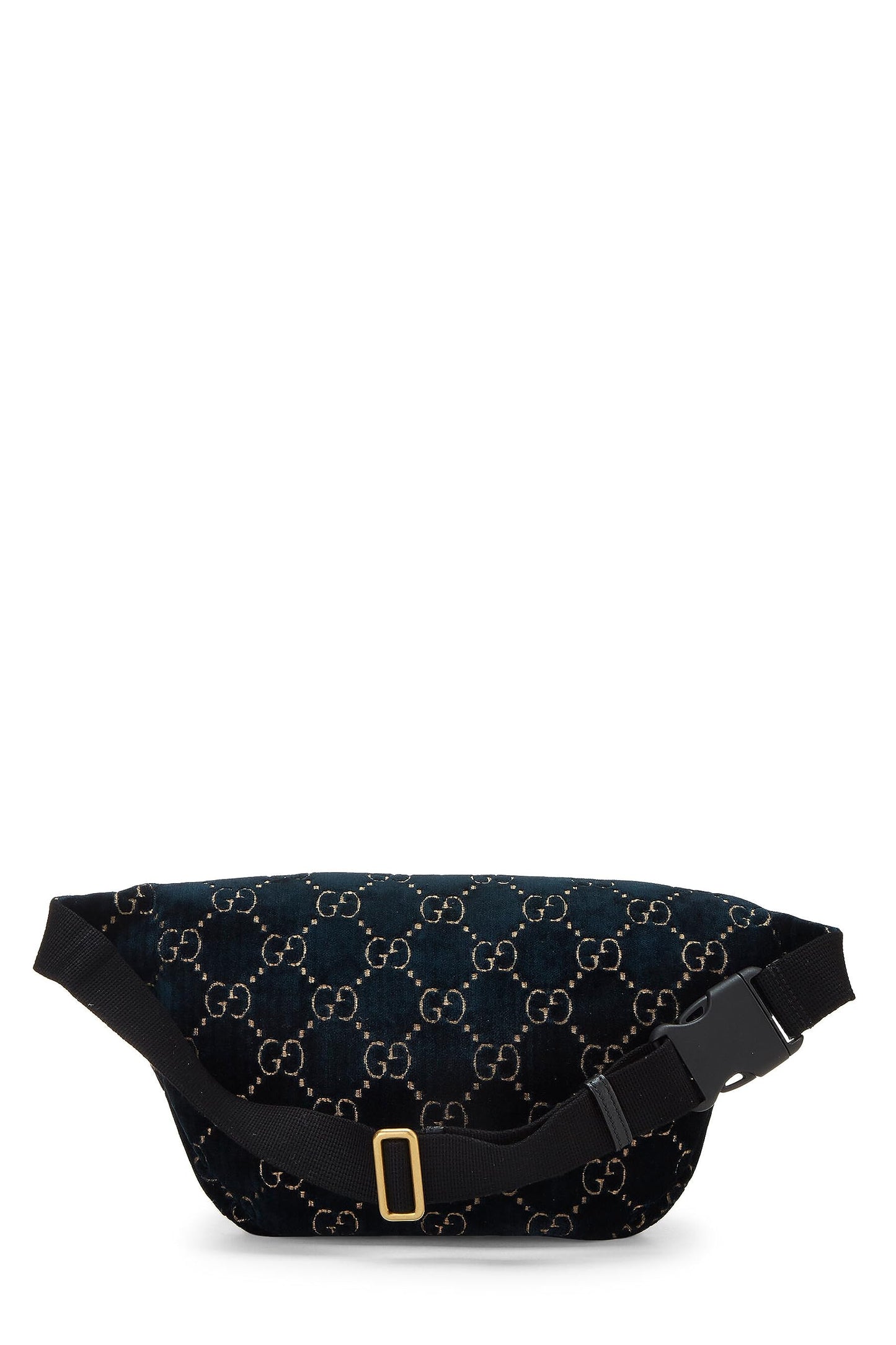 Gucci,  Navy GG Velvet Web Belt Bag, Navy