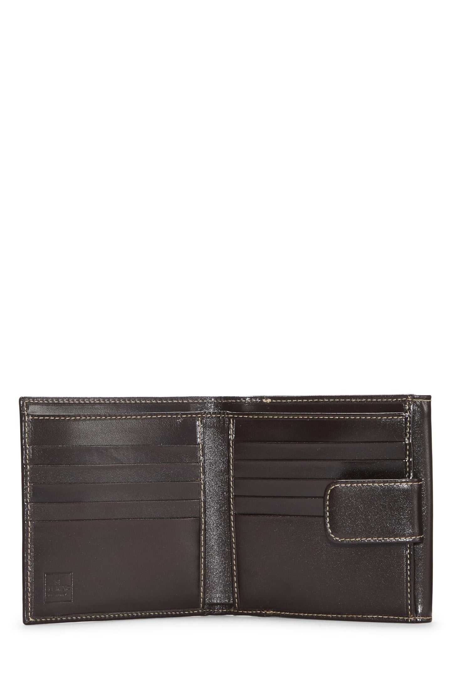 Fendi,  Brown Zucca Canvas Compact Wallet, Brown