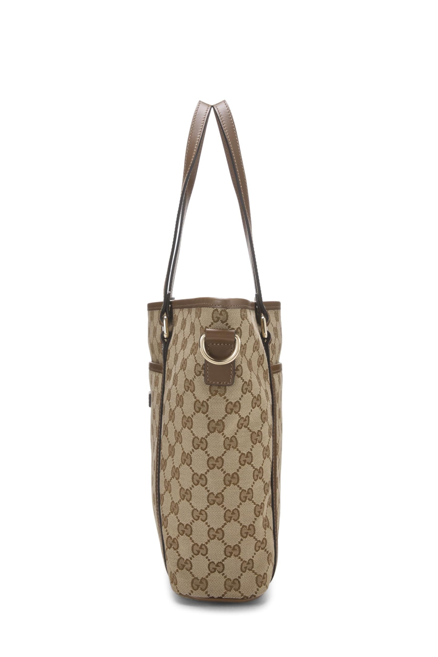 Gucci,  Original GG Canvas Zip Tote, Brown