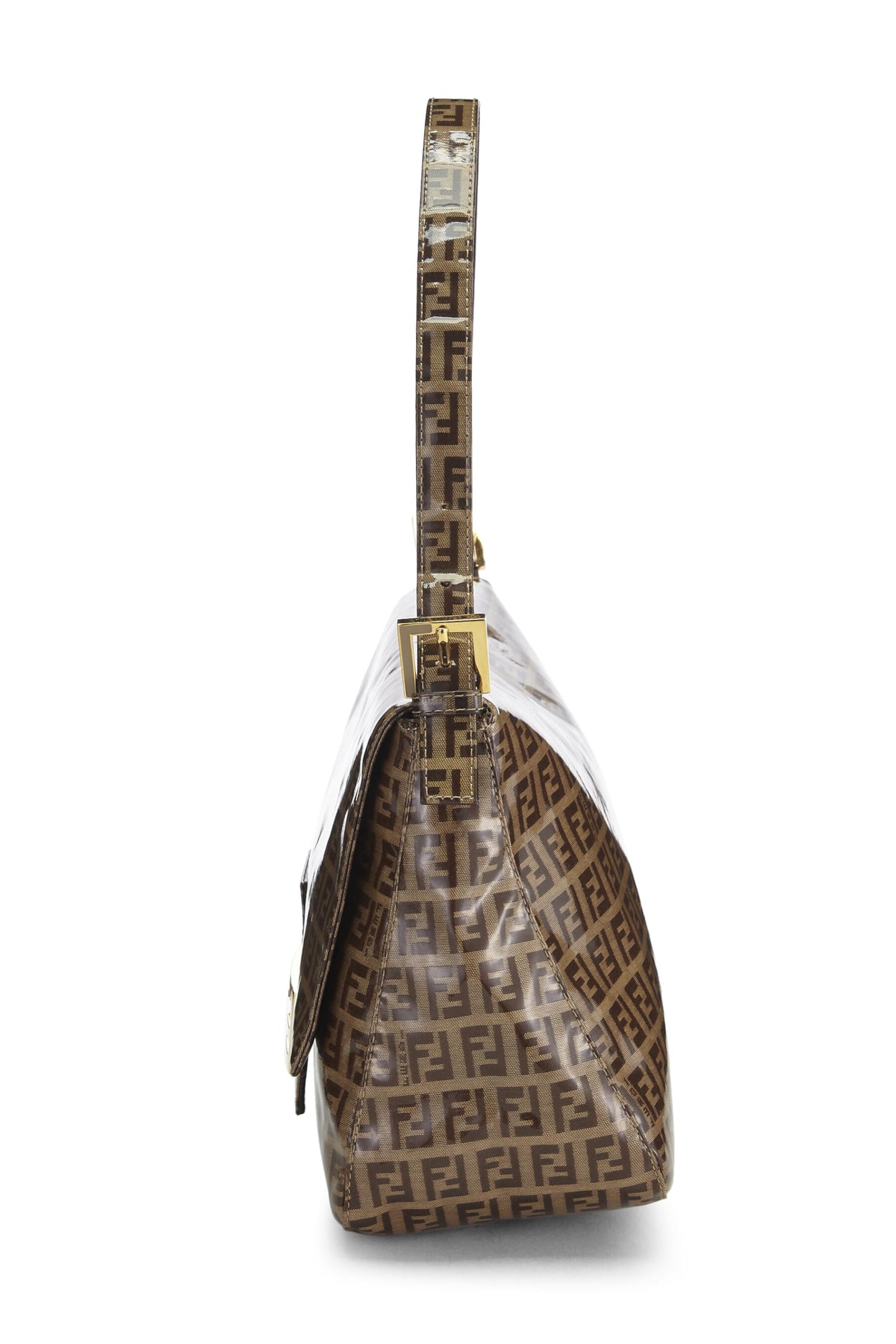 Fendi,  Brown Zucchino Vinyl Mama, Brown