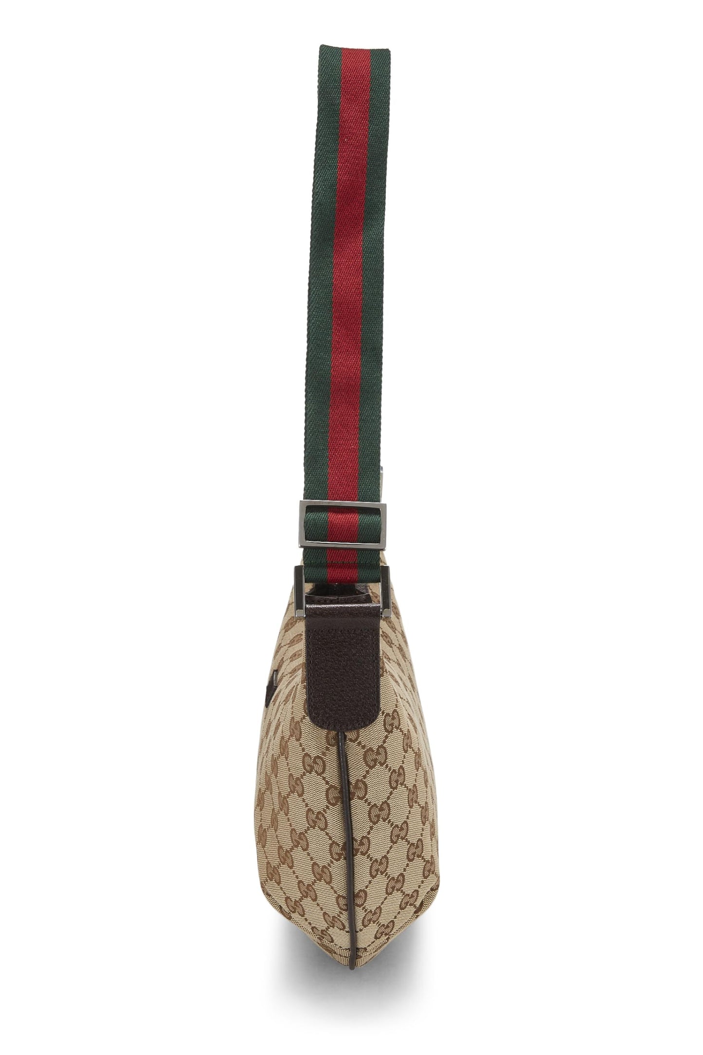 Gucci,  Original GG Canvas Web Round Messenger, Brown