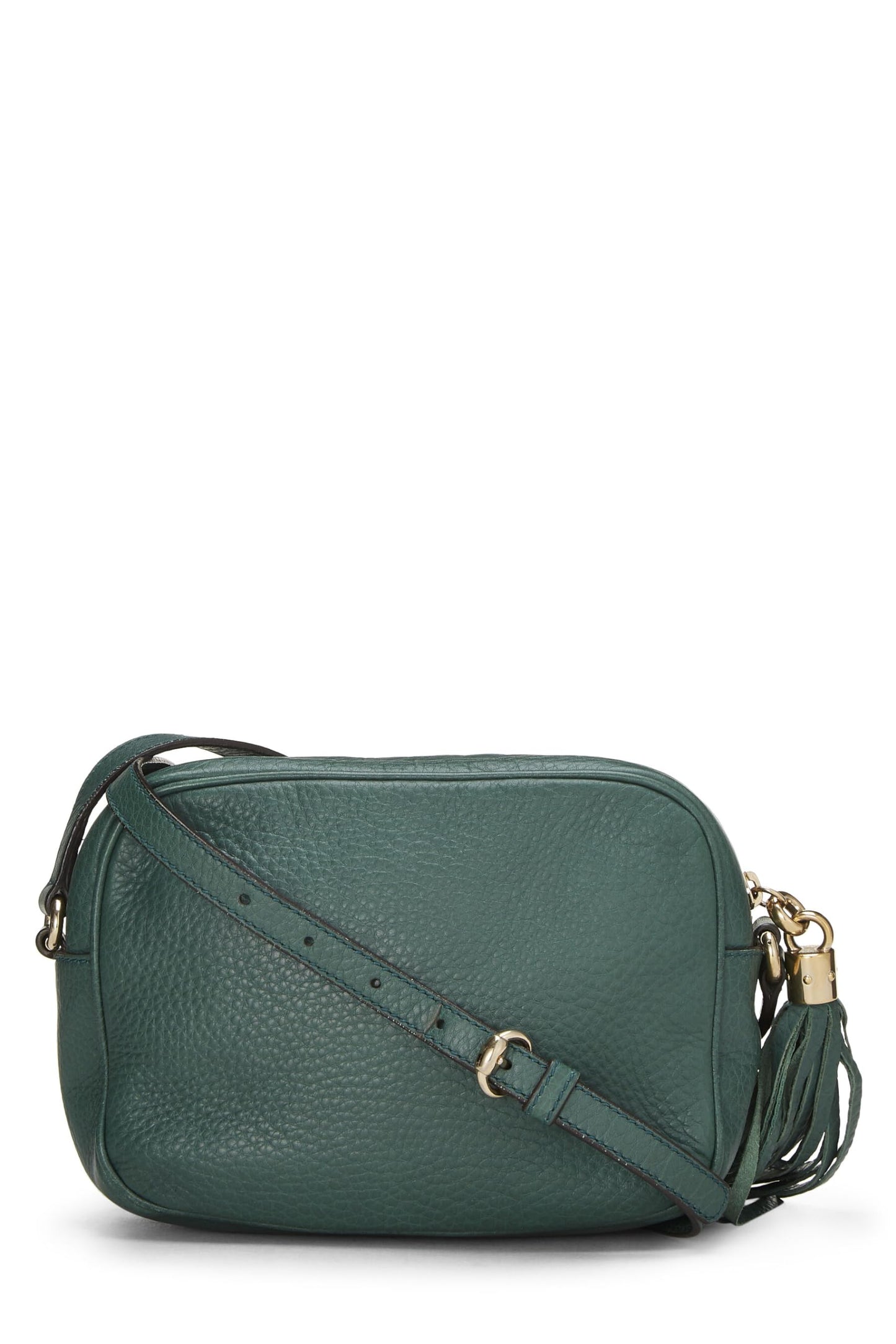 Gucci,  Green Grained Leather Soho Disco, Green