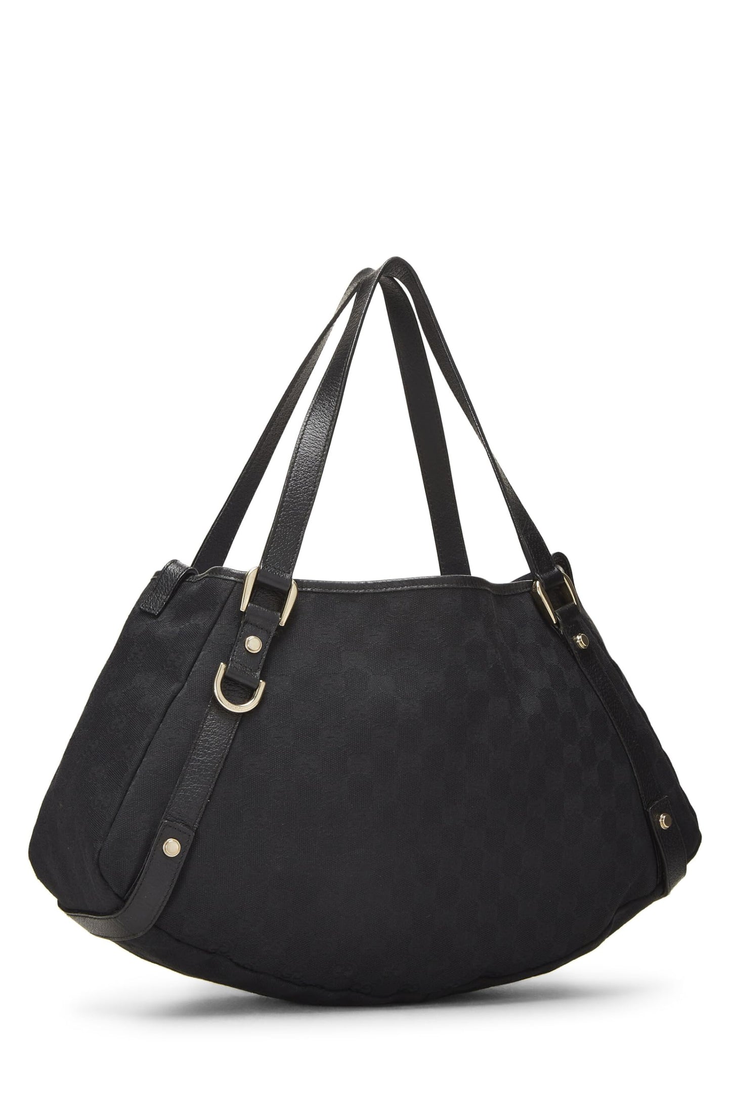 Gucci,  Black Original GG Canvas Abbey Tote, Black