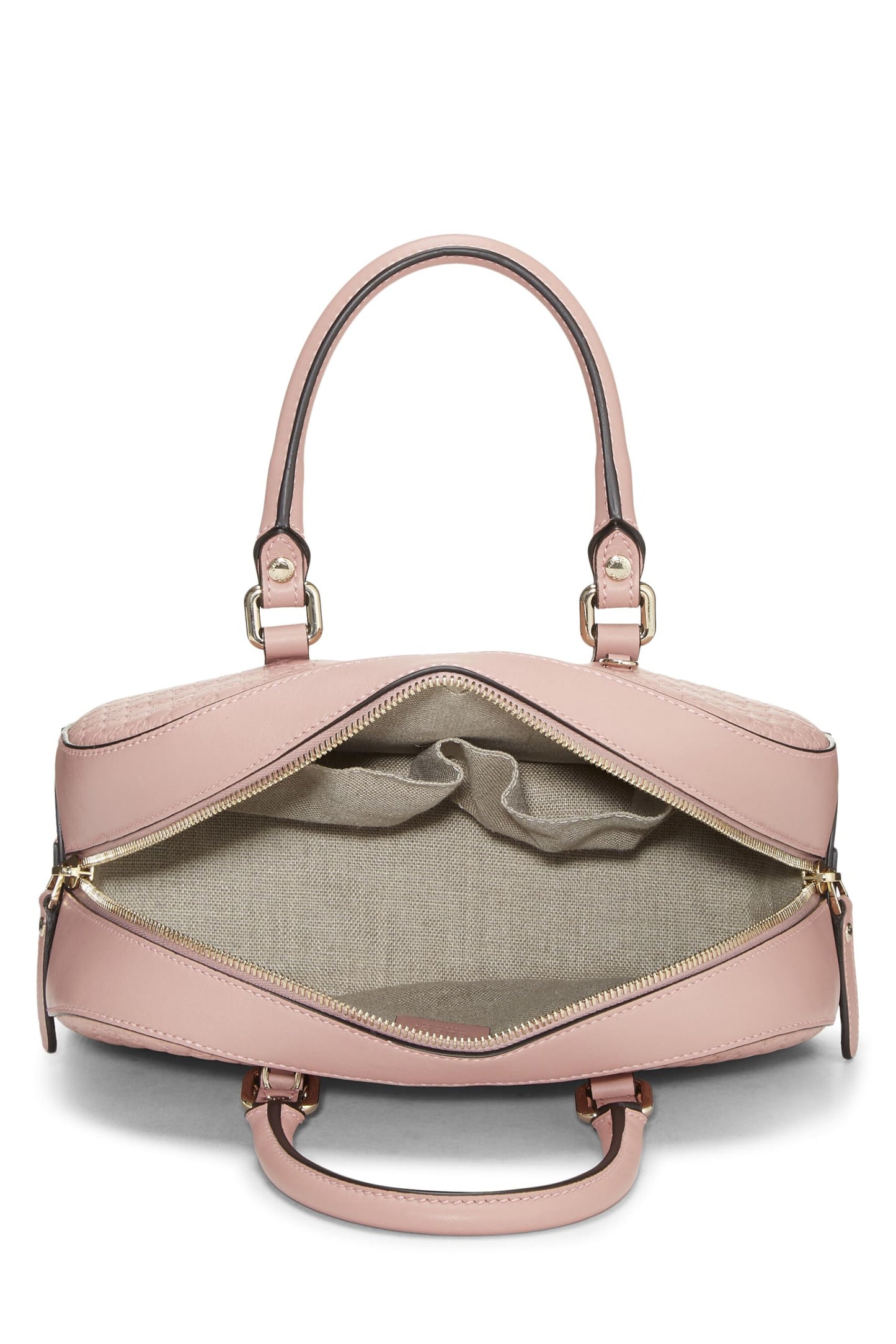 Gucci,  Pink Microguccissima Leather Convertible Handbag, Pink