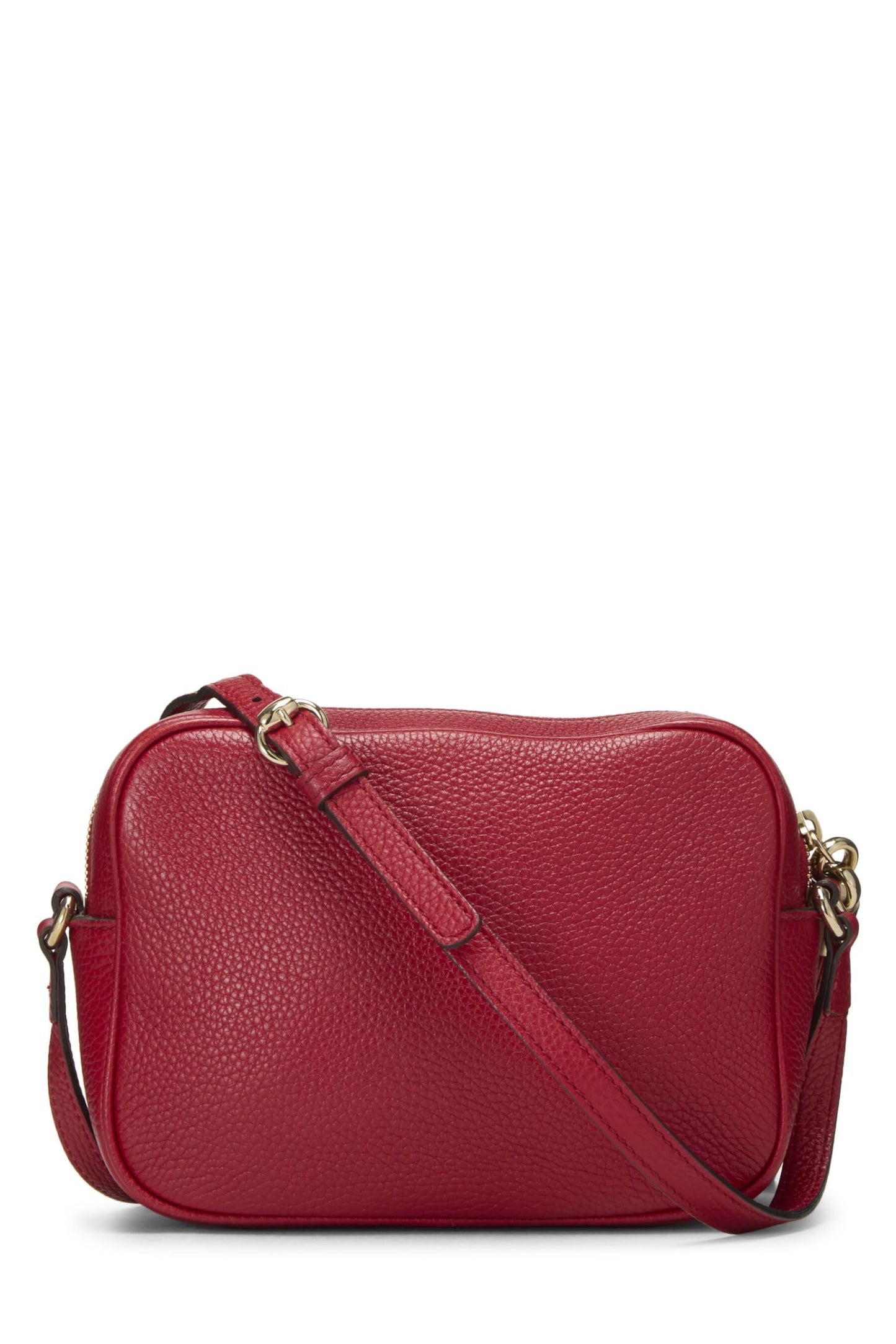 Gucci,  Red Grained Leather Soho Disco, Red
