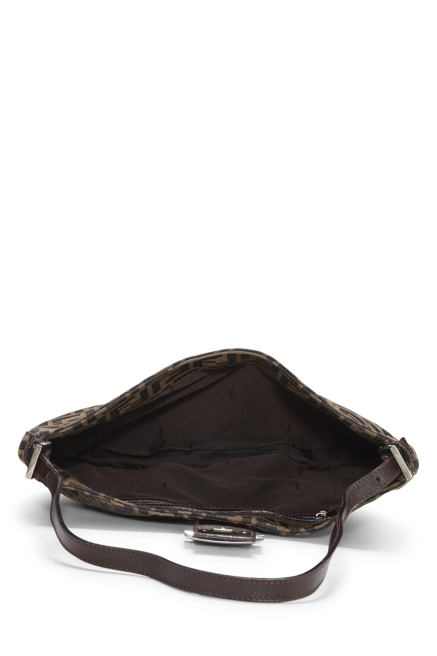 Fendi,  Brown Zucca Canvas Shoulder Bag, Brown