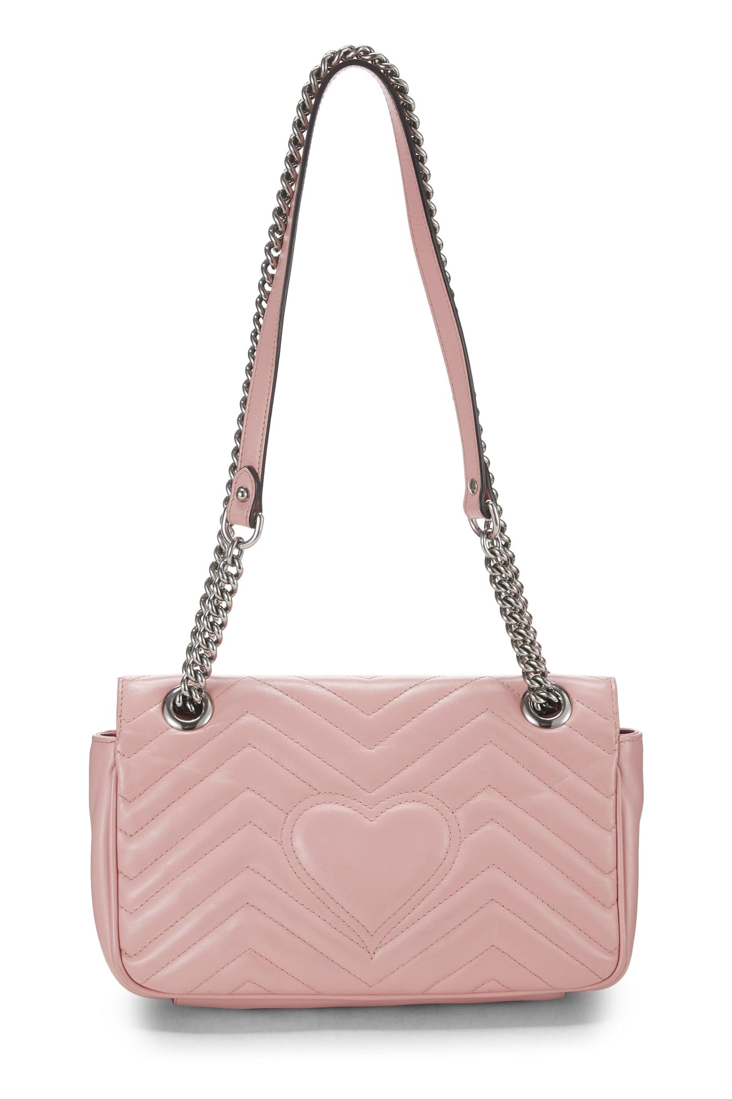 Gucci,  Pink MatelassÃƒÆ’Ã‚Â© Leather Marmont Shoulder Bag, Pink
