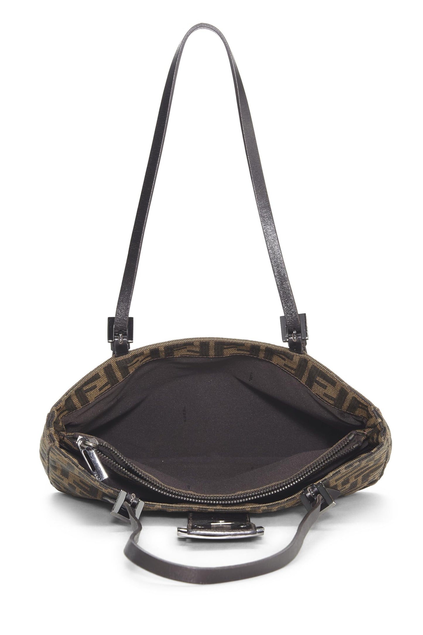 Fendi,  Blrown Zucca Canvas Tote Small, Brown