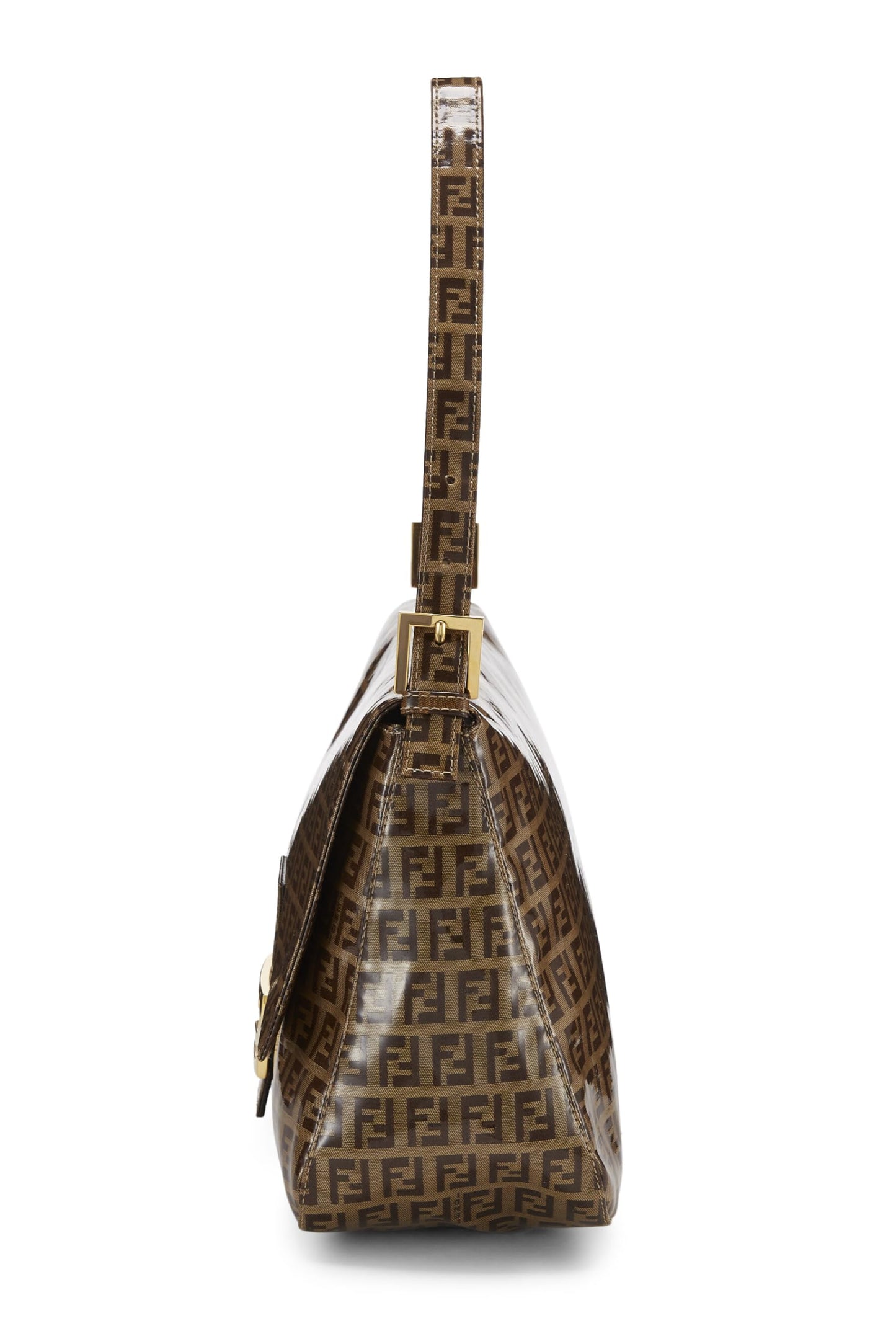 Fendi,  Brown Zucchino Vinyl Mama, Brown