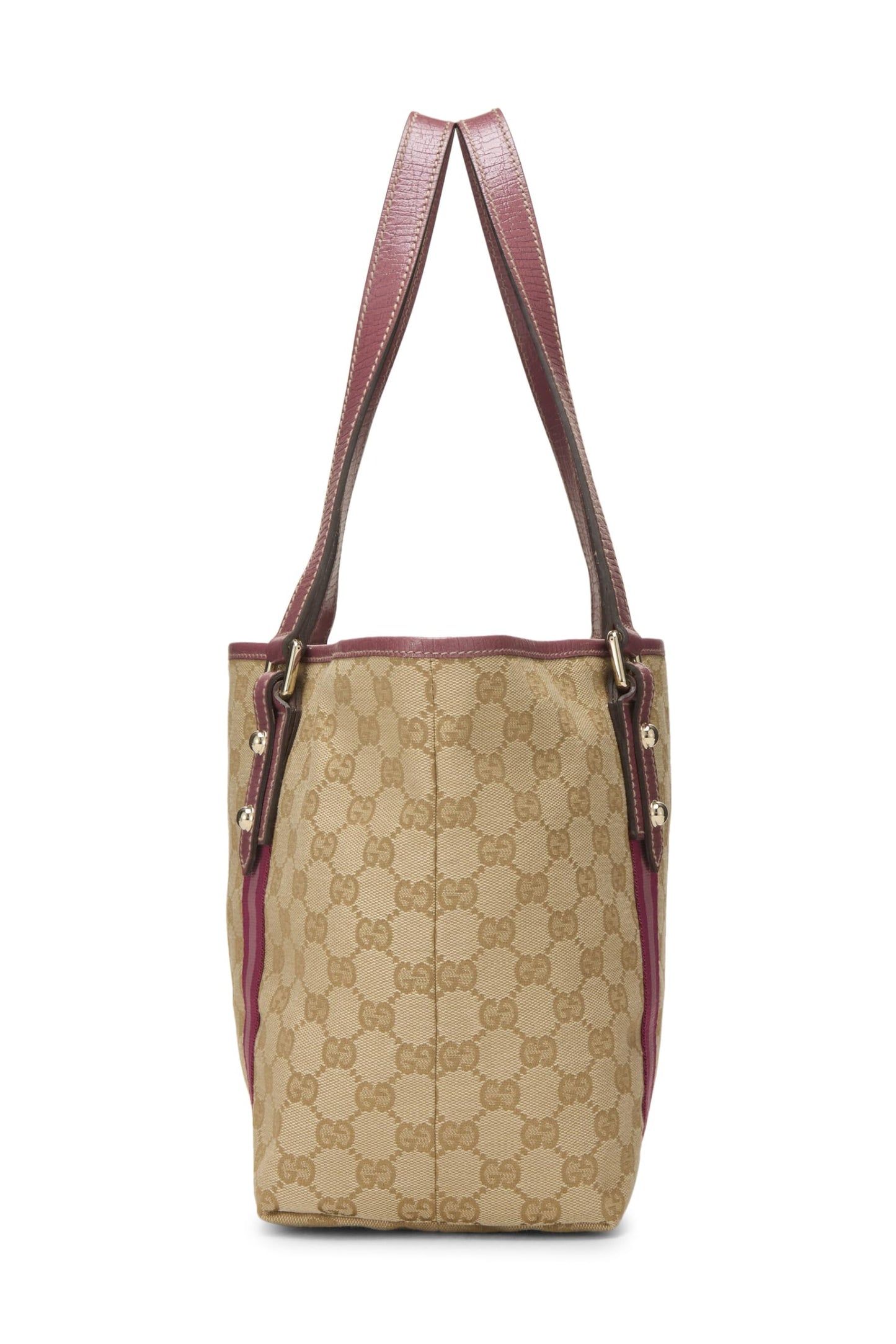 Gucci,  Pink Original GG Canvas Jolicoeur Tote Small, Pink