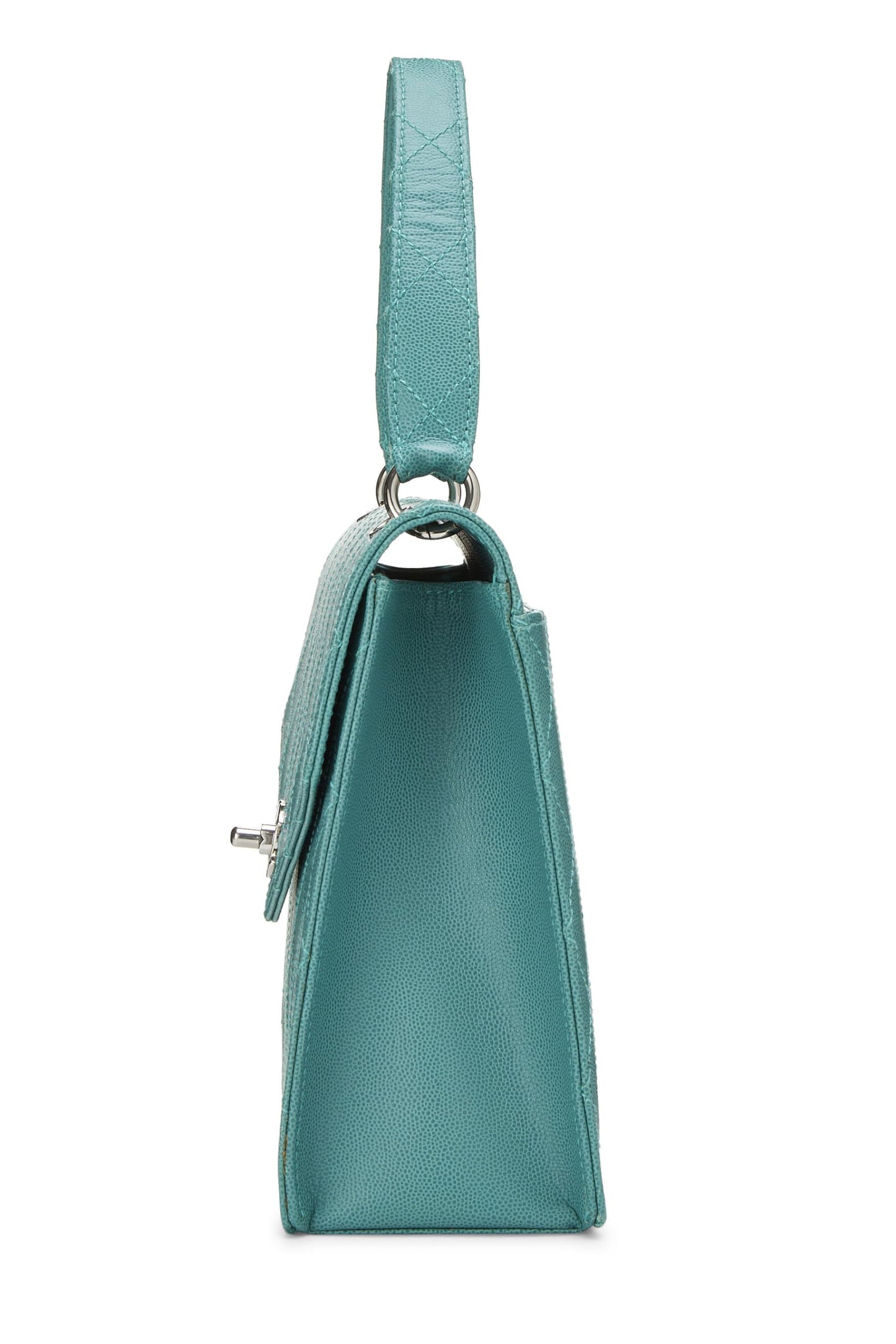 Chanel,  Green Caviar Envelope Flap Bag, Green
