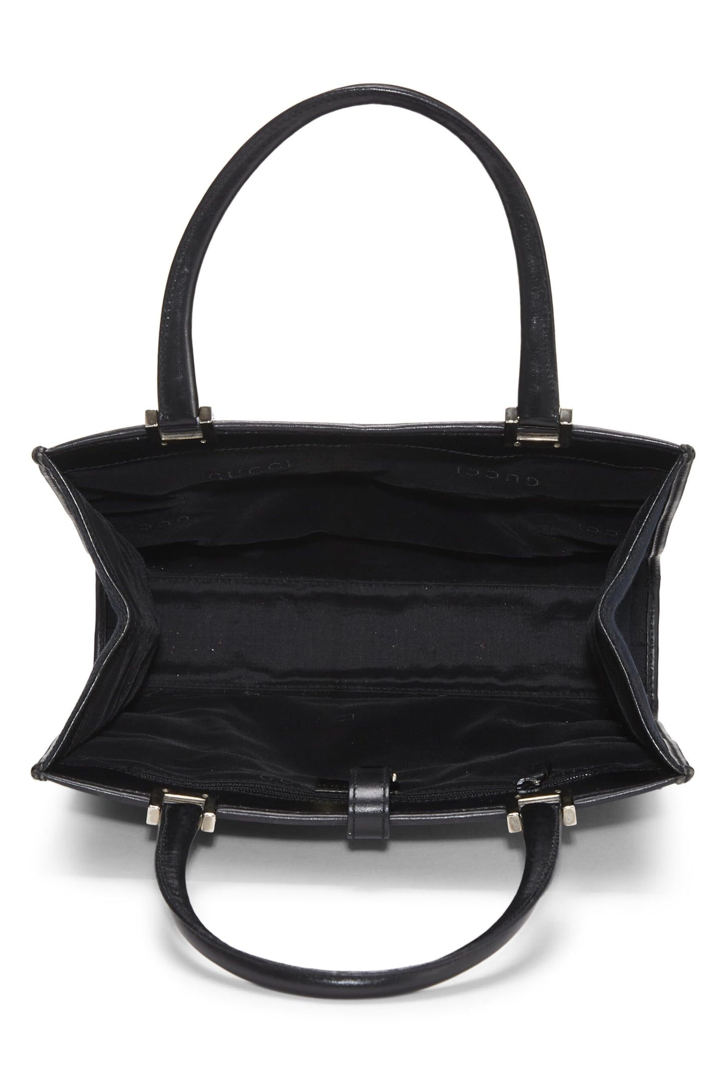 Gucci,  Black Canvas Jackie Handbag, Black