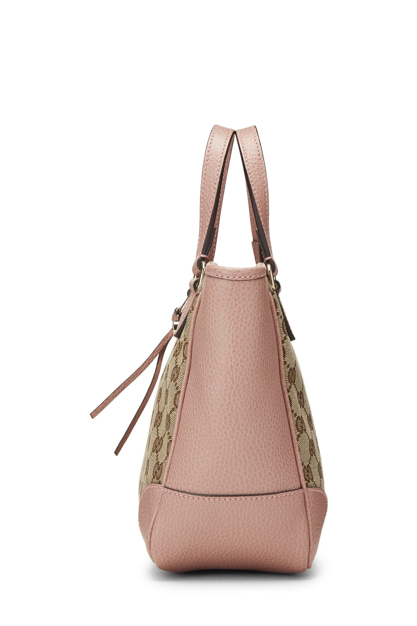 Gucci,  Pink Original GG Canvas Bree Top Handle Tote Small, Pink