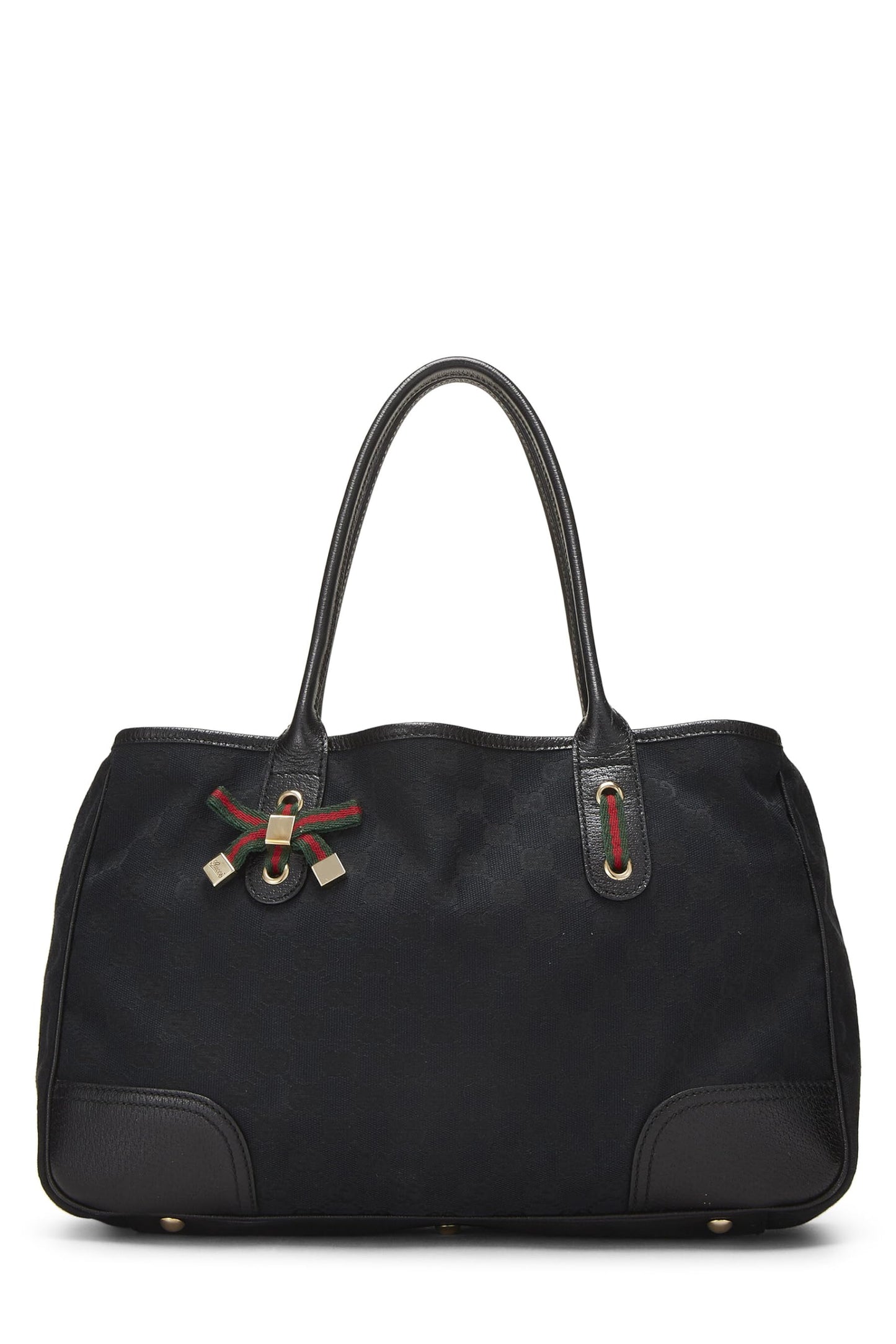 Gucci,  Black Original GG Canvas Princy Tote, Black