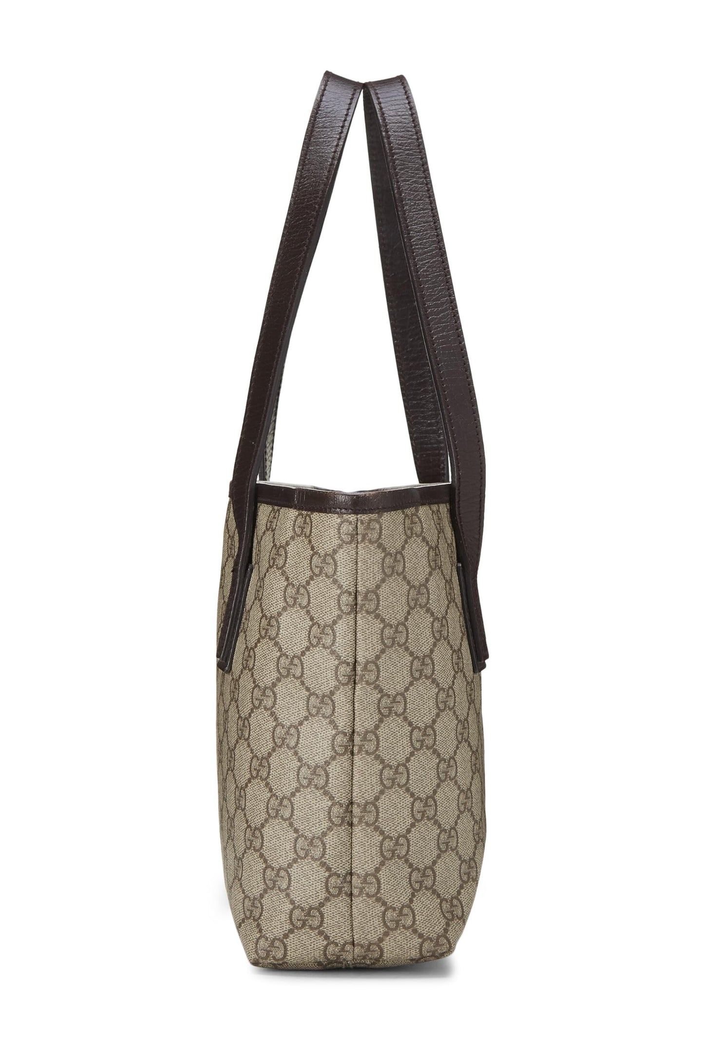 Gucci,  Original GG Supreme Canvas Tote Small, Brown