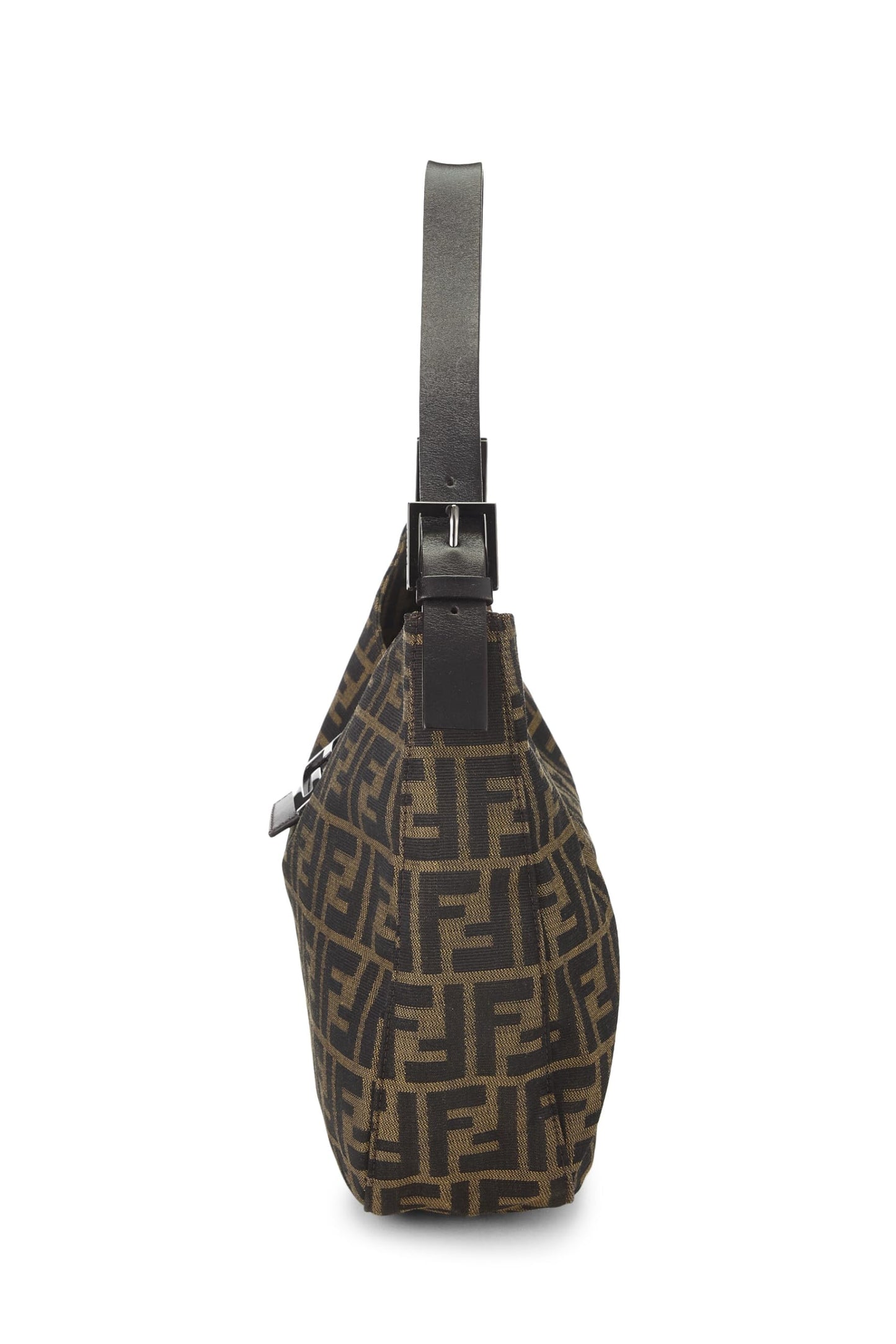 Fendi,  Brown Zucca Canvas Shoulder Bag, Brown