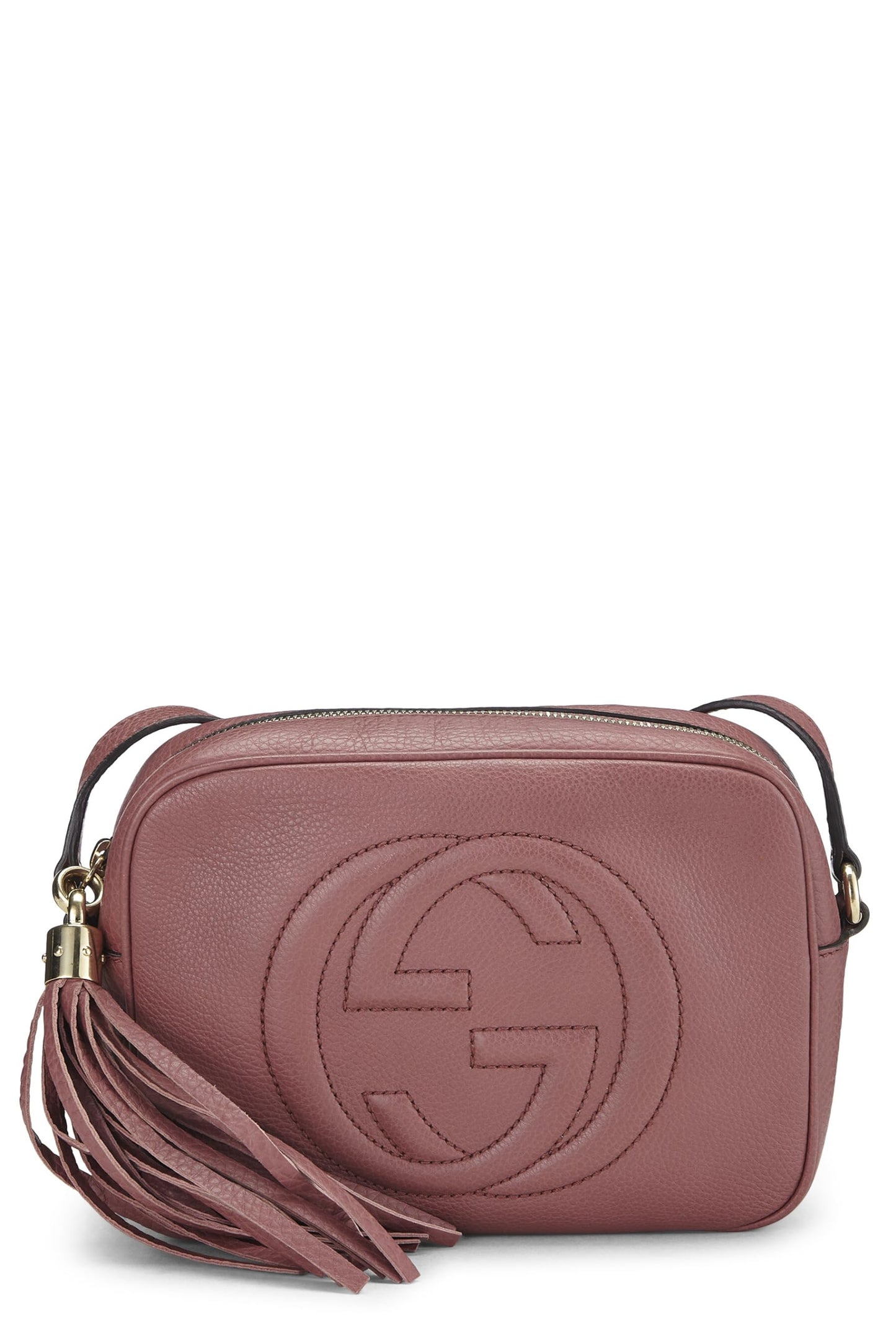 Gucci,  Pink Grained Leather Soho Disco, Pink