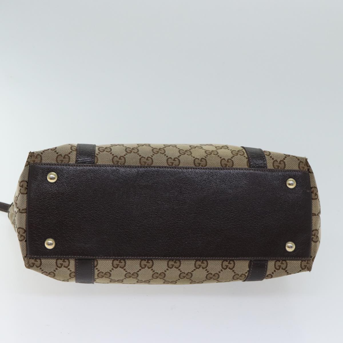 GUCCI GG Canvas Shoulder Bag Beige 141470 72027