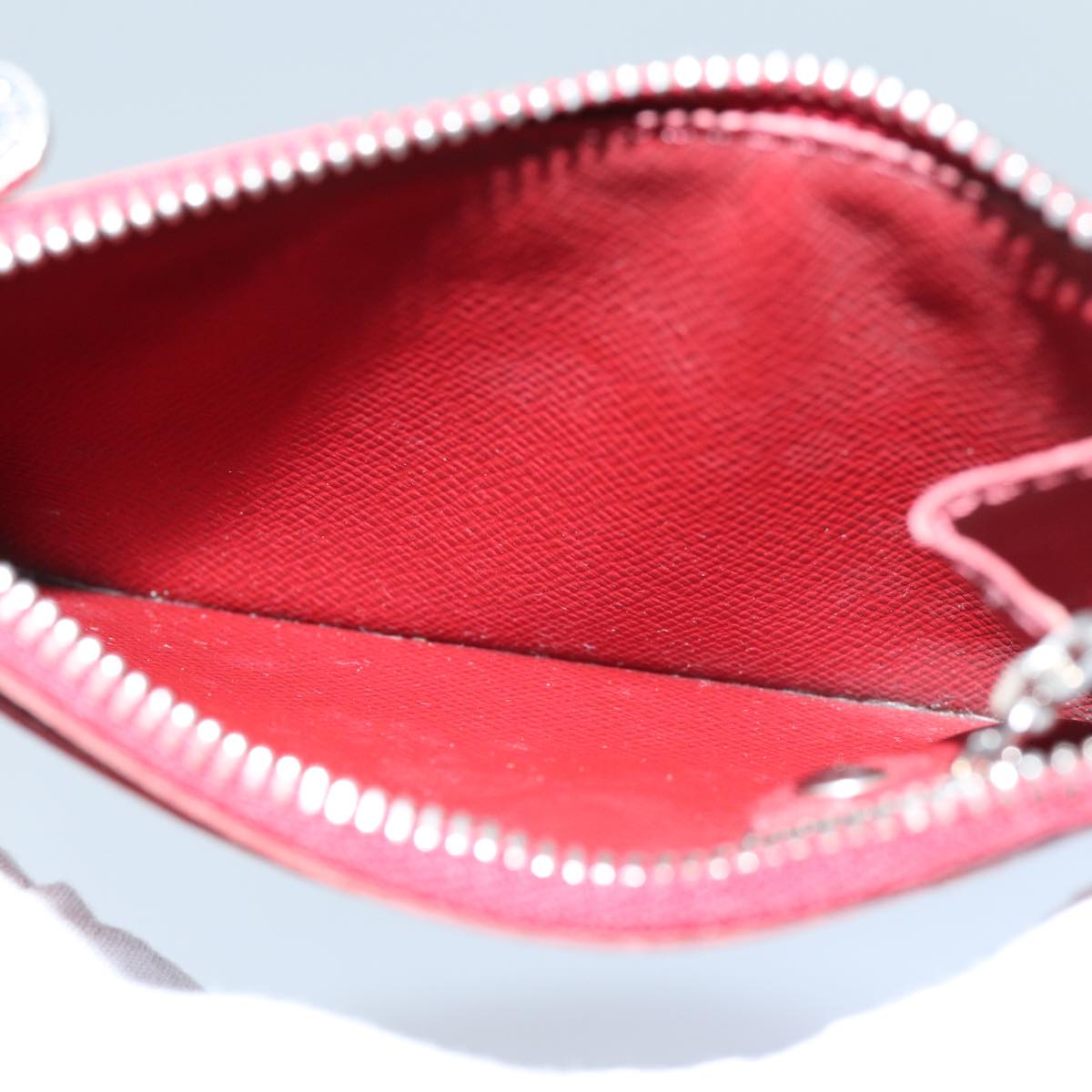 LOUIS VUITTON Epi Pochette Cles NM Coin Purse Ruby M6660M LV 72035