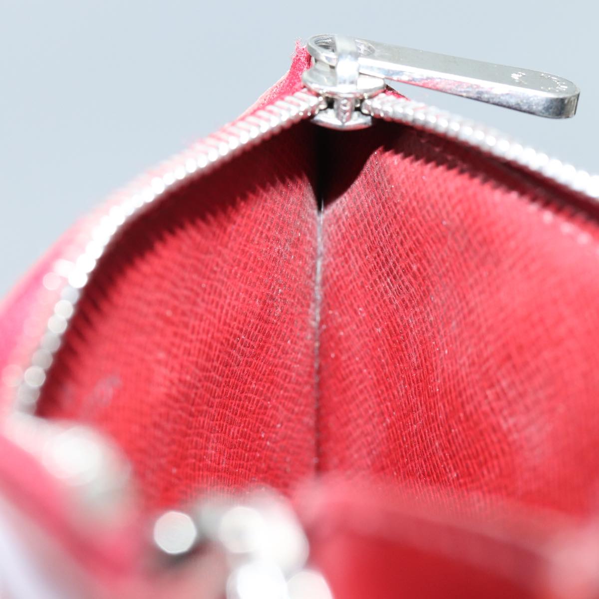LOUIS VUITTON Epi Pochette Cles NM Coin Purse Ruby M6660M LV 72035