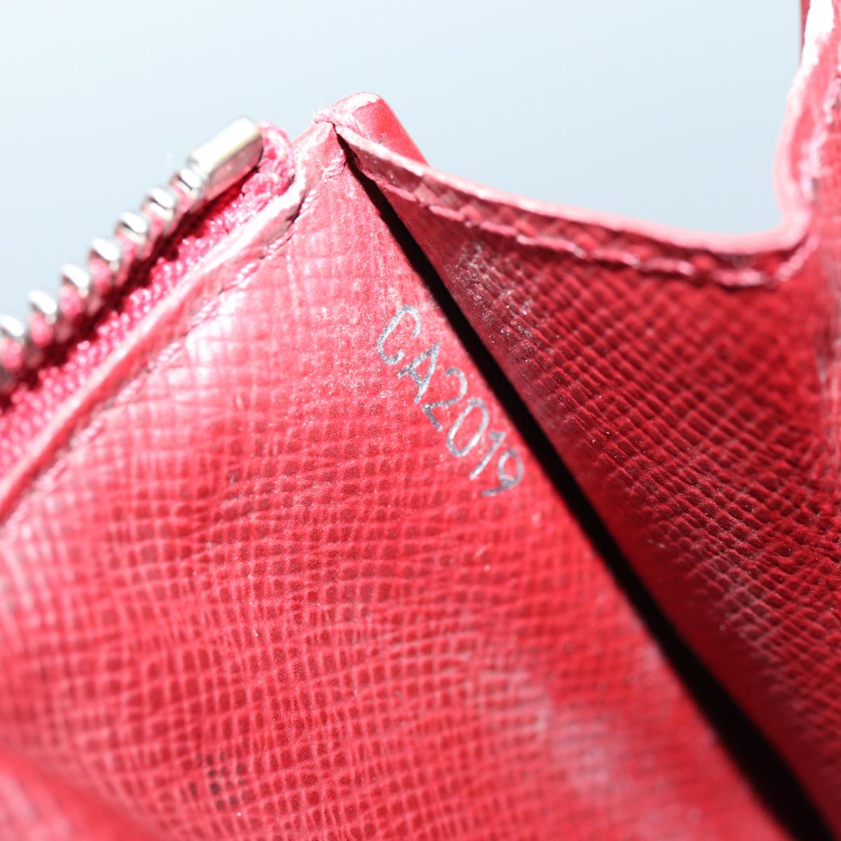 LOUIS VUITTON Epi Pochette Cles NM Coin Purse Ruby M6660M LV 72035