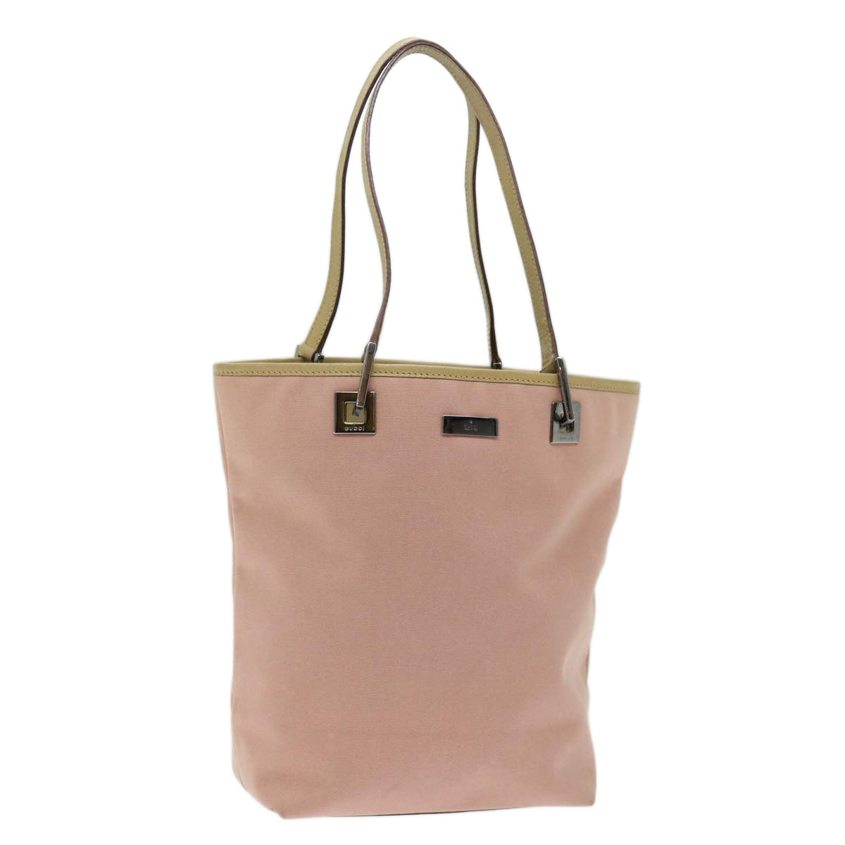 GUCCI Shoulder Bag Canvas Pink 31244 72044