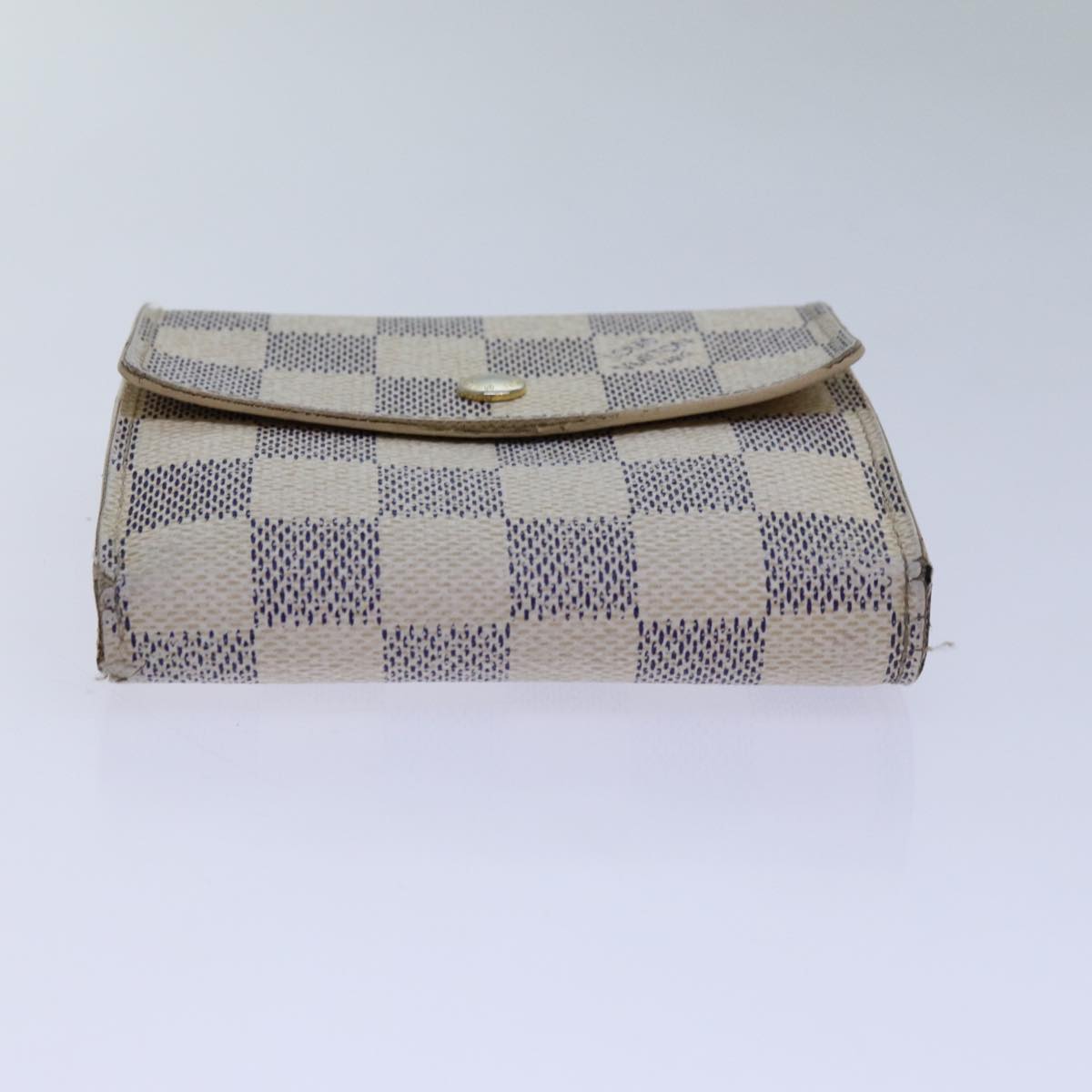 LOUIS VUITTON Damier Azur Portefeuille Elise Trifold Wallet N61733 72046