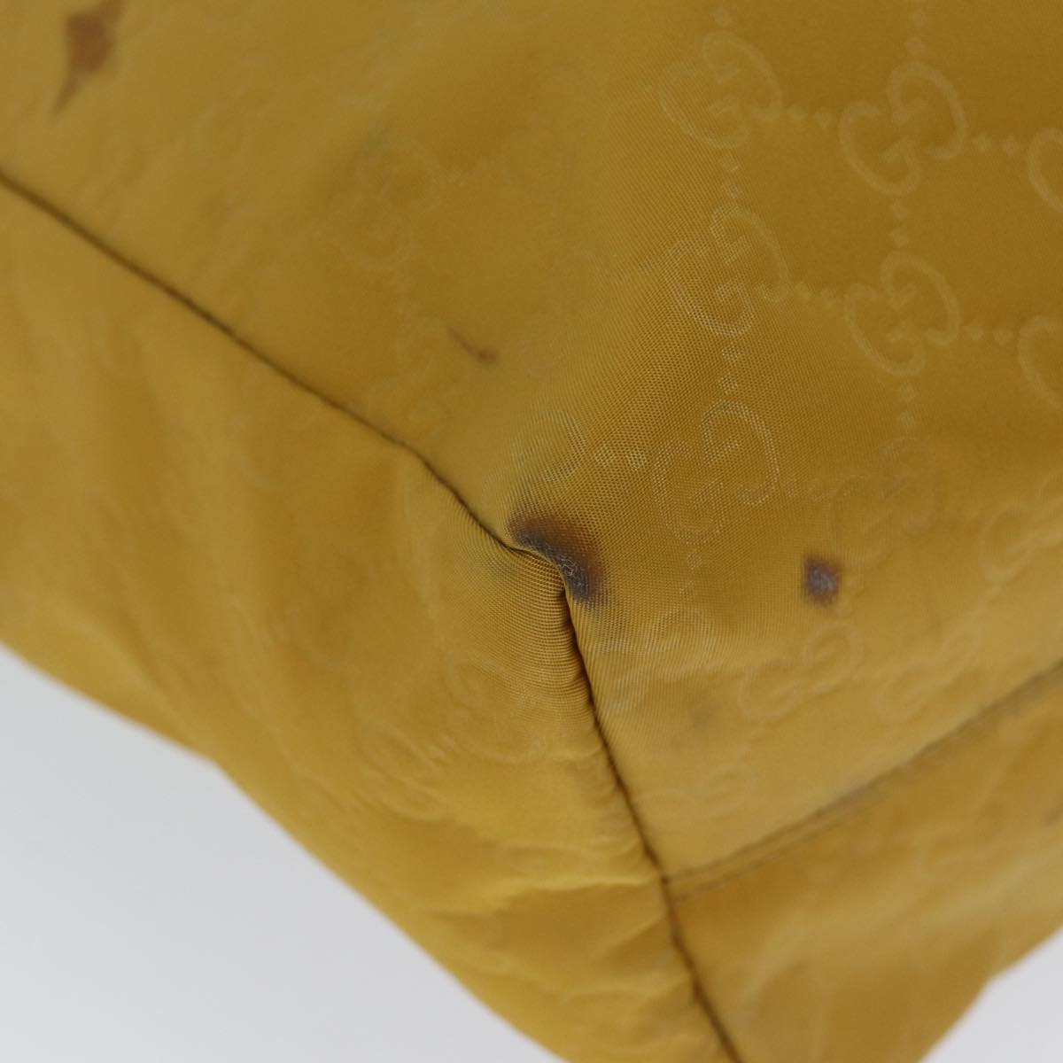 GUCCI GG Canvas Tote Bag Yellow 282439 72047