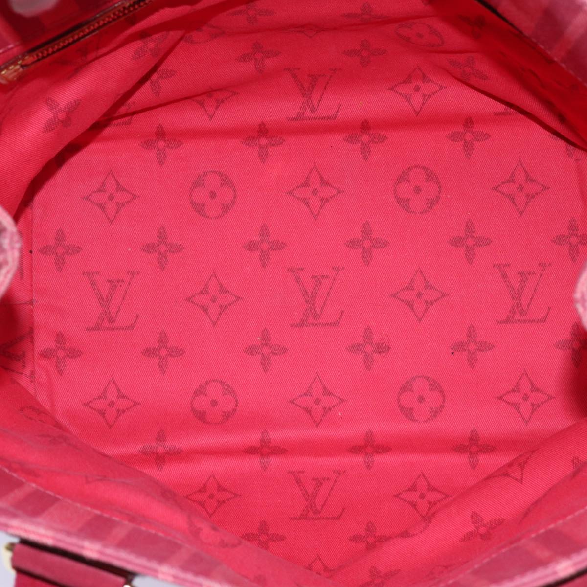LOUIS VUITTON Plan Soleil Cabas PM Tote Bag Rouge Grunadine M94146 LV 72071