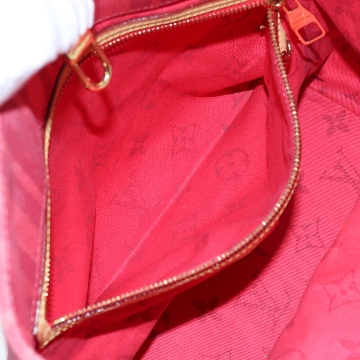 LOUIS VUITTON Plan Soleil Cabas PM Tote Bag Rouge Grunadine M94146 LV 72071