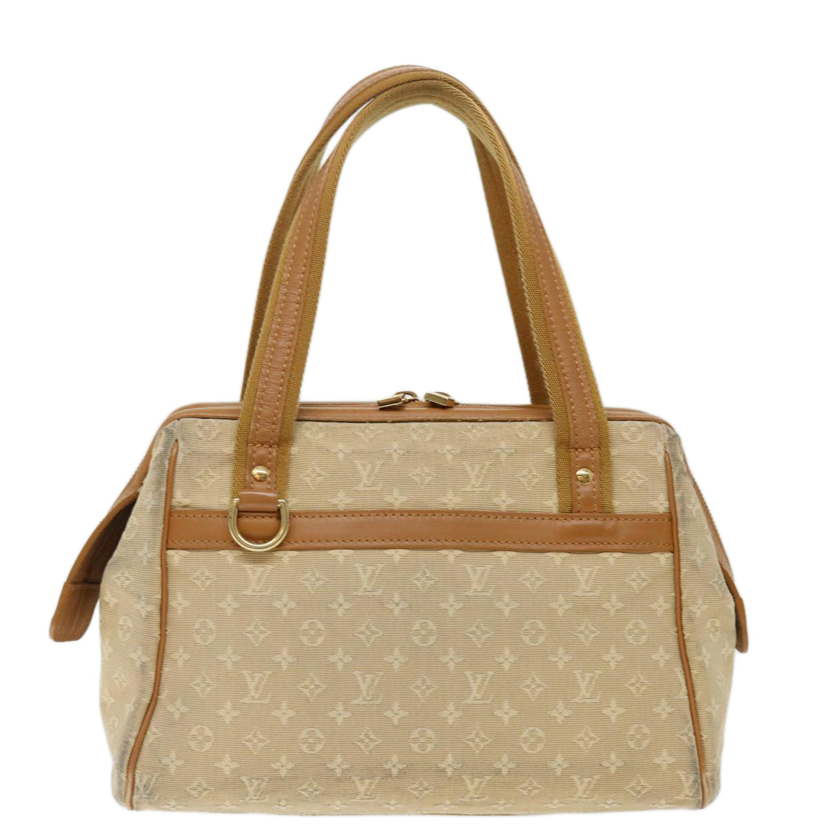 LOUIS VUITTON Monogram Mini Josephine PM Hand Bag Beige M92416 LV 72083