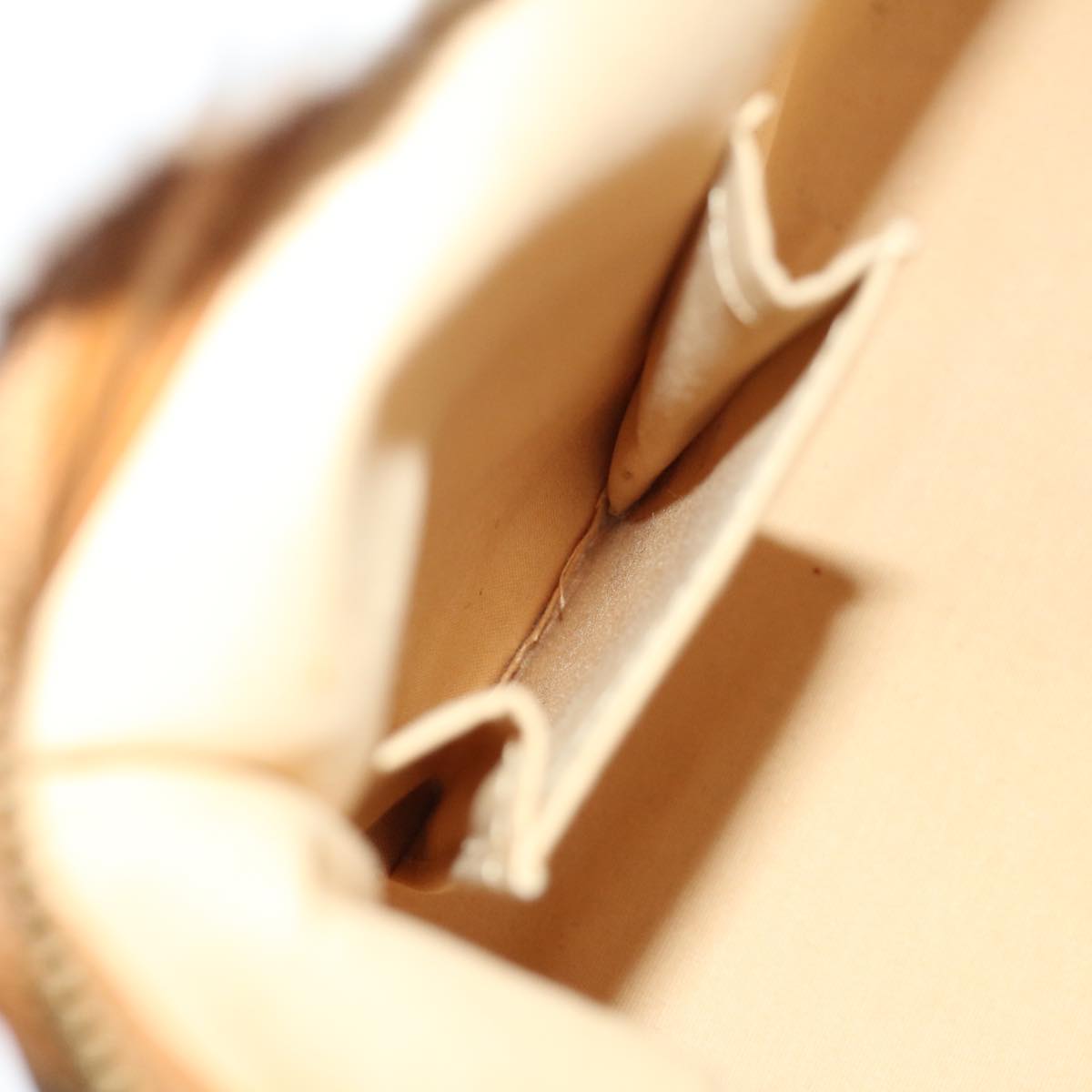 LOUIS VUITTON Monogram Mini Josephine PM Hand Bag Beige M92416 LV 72083