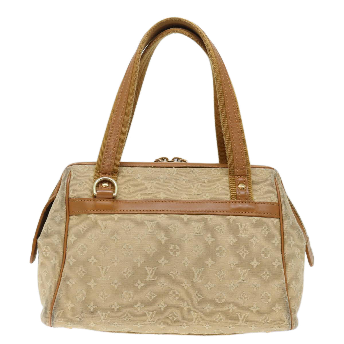LOUIS VUITTON Monogram Mini Josephine PM Hand Bag Beige M92416 LV 72083