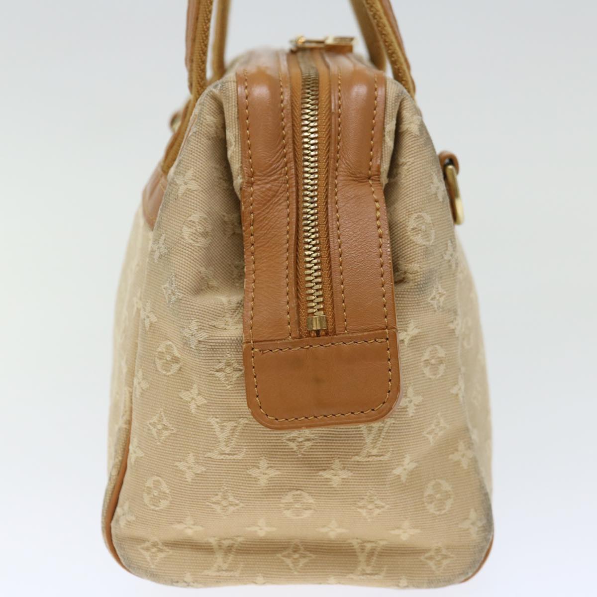LOUIS VUITTON Monogram Mini Josephine PM Hand Bag Beige M92416 LV 72083