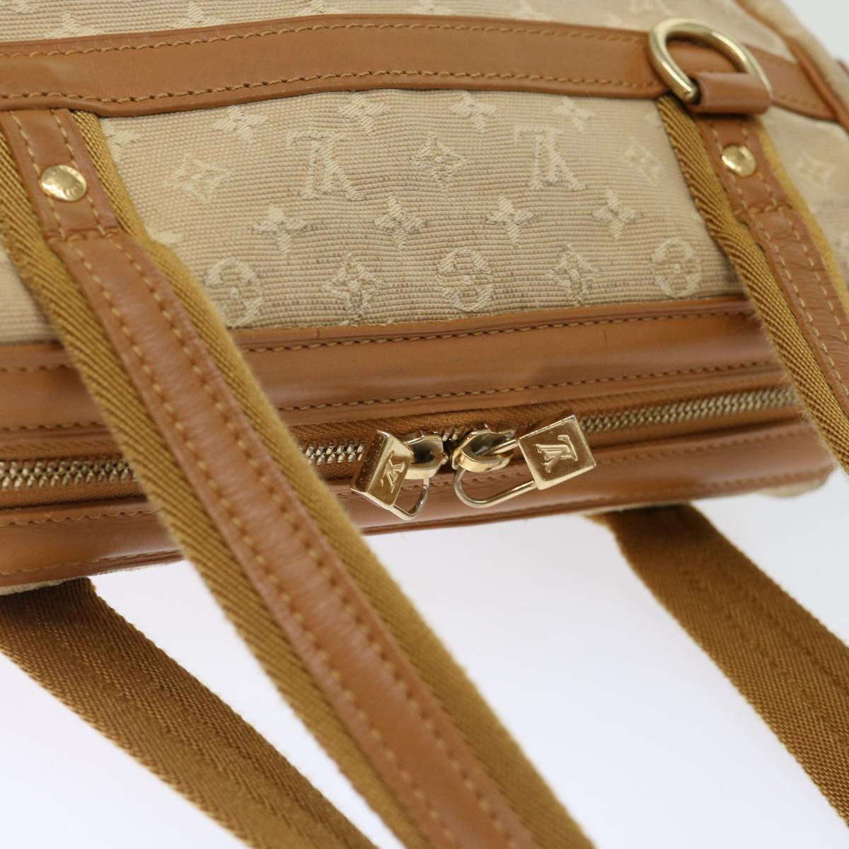 LOUIS VUITTON Monogram Mini Josephine PM Hand Bag Beige M92416 LV 72083