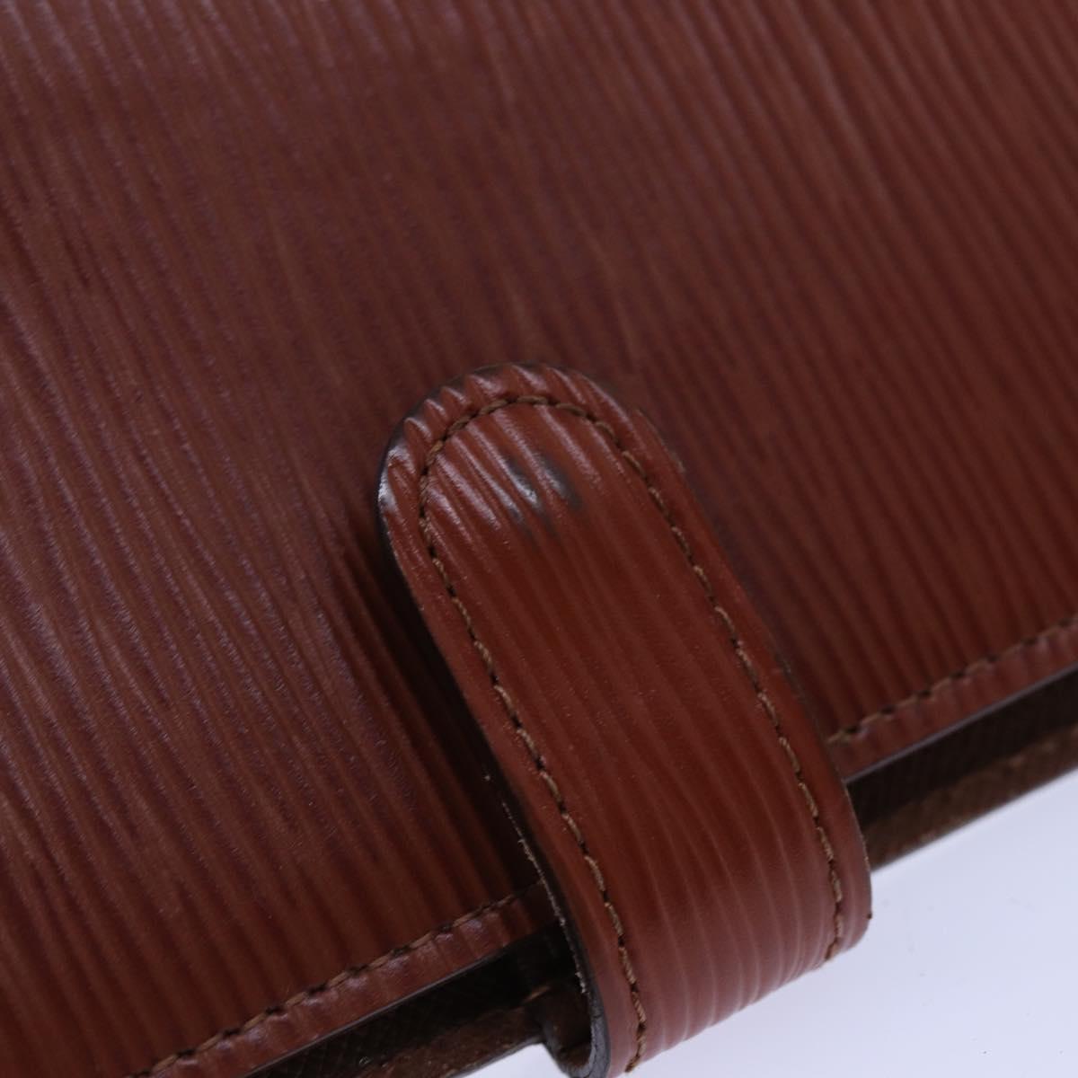 LOUIS VUITTON Epi Agenda PM Day Planner Cover Brown R20053 LV 72084