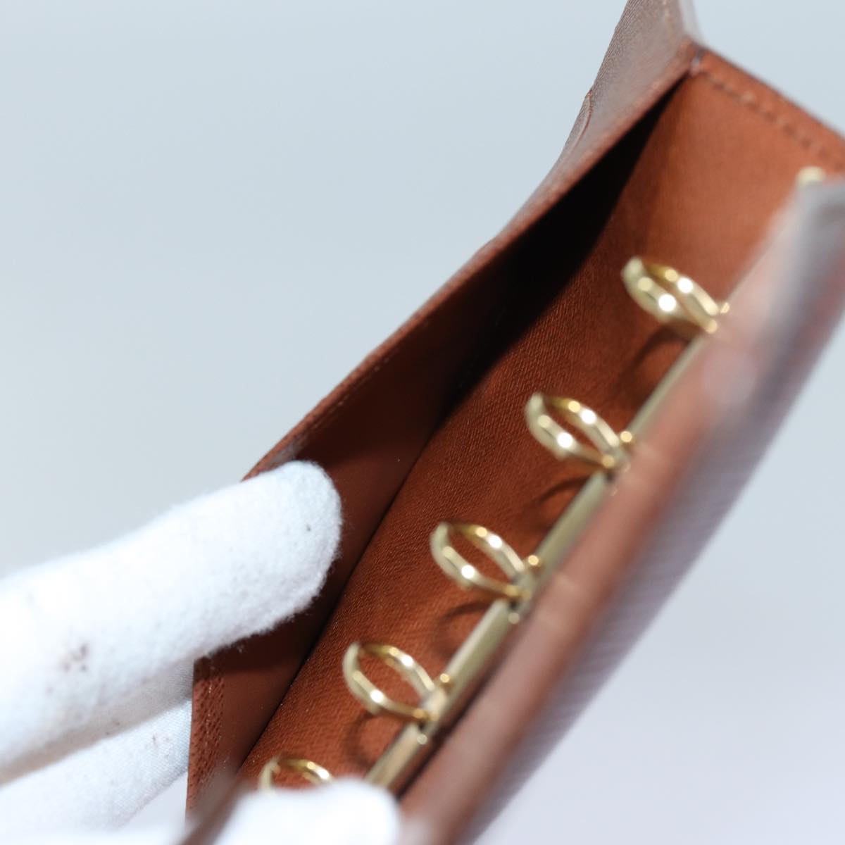 LOUIS VUITTON Epi Agenda PM Day Planner Cover Brown R20053 LV 72084