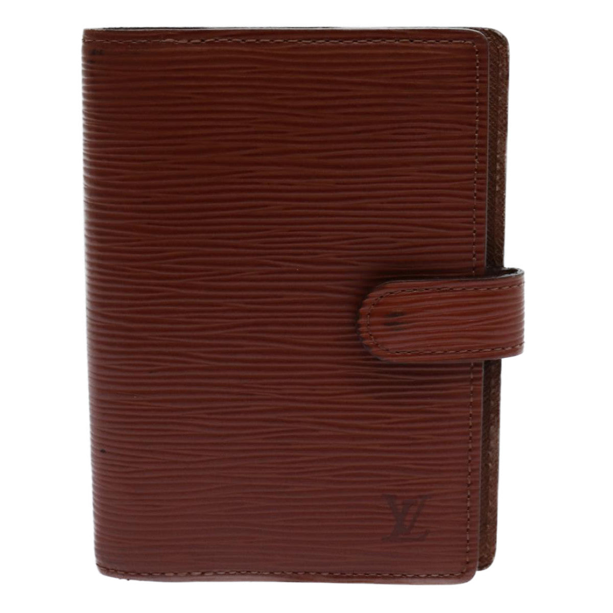 LOUIS VUITTON Epi Agenda PM Day Planner Cover Brown R20053 LV 72084