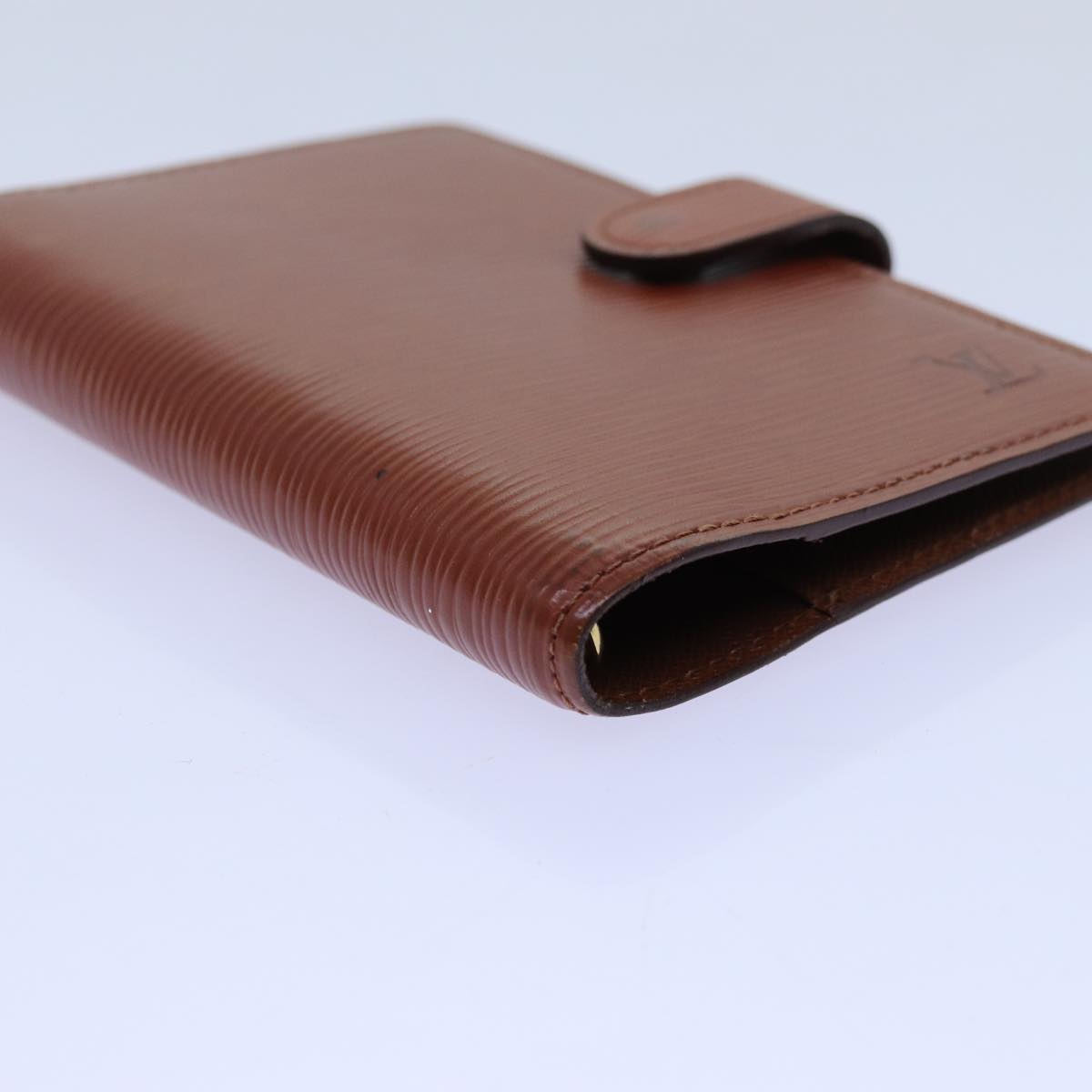 LOUIS VUITTON Epi Agenda PM Day Planner Cover Brown R20053 LV 72084