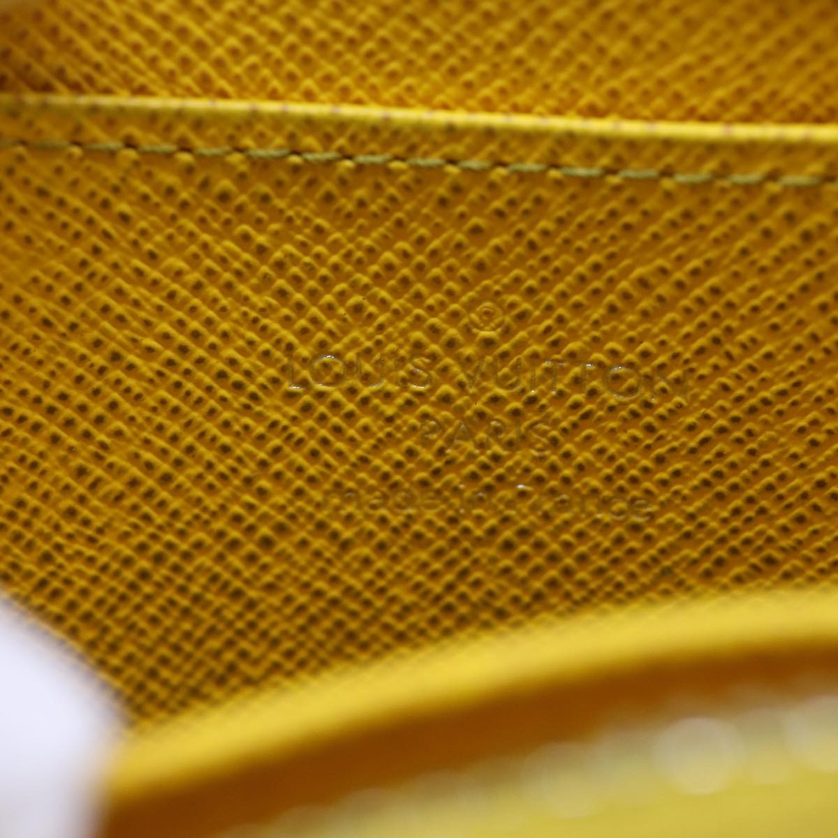 LOUIS VUITTON Epi Zippy Coin Purse Coin Purse Yellow M81227 LV 72097