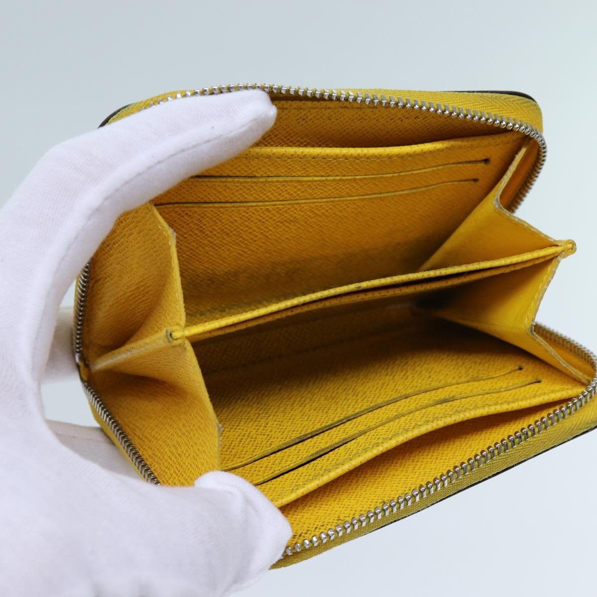 LOUIS VUITTON Epi Zippy Coin Purse Coin Purse Yellow M81227 LV 72097