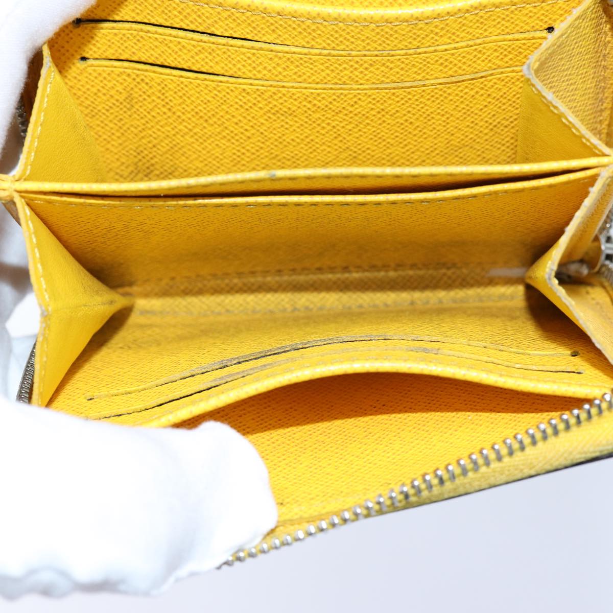 LOUIS VUITTON Epi Zippy Coin Purse Coin Purse Yellow M81227 LV 72097