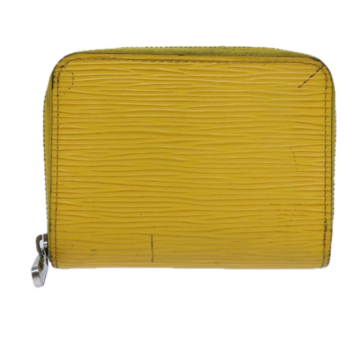 LOUIS VUITTON Epi Zippy Coin Purse Coin Purse Yellow M81227 LV 72097