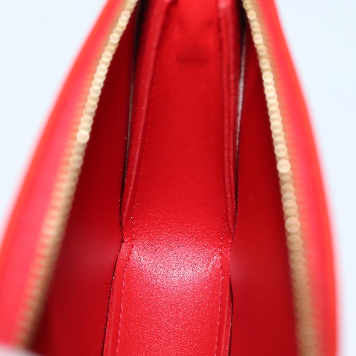 LOUIS VUITTON Monogram Vernis Lexington Accessory Pouch Rouge M91132 72101A
